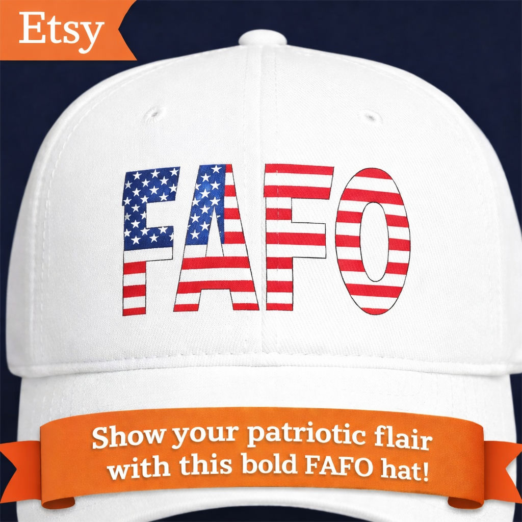 Patriotic FAFO Hat American Flag Cap Bold USA Statement Hat Fourth of July Cap Gift for Veterans