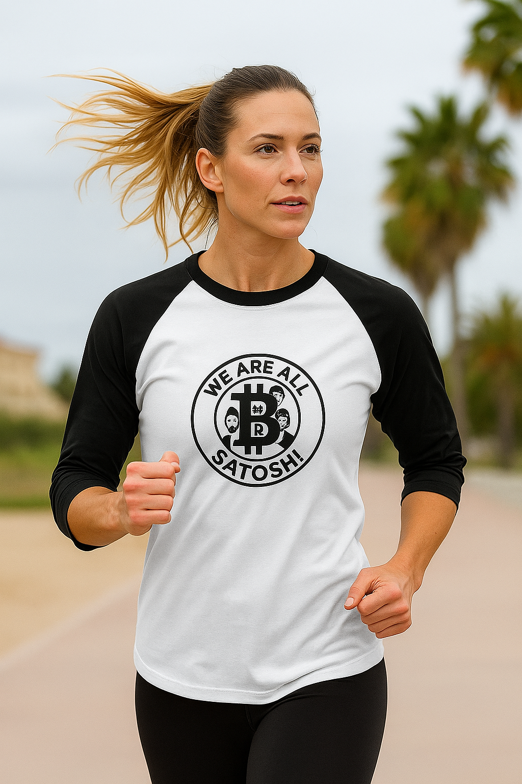 We Are All Satoshi Bitcoin 3/4 Sleeve Tee Soft Cotton Unisex Crypto Shirt 2 colors 100% cotton
