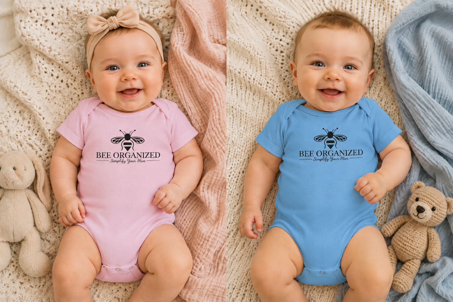Bee Organized® “Little Hive Helper” Baby Onesie®