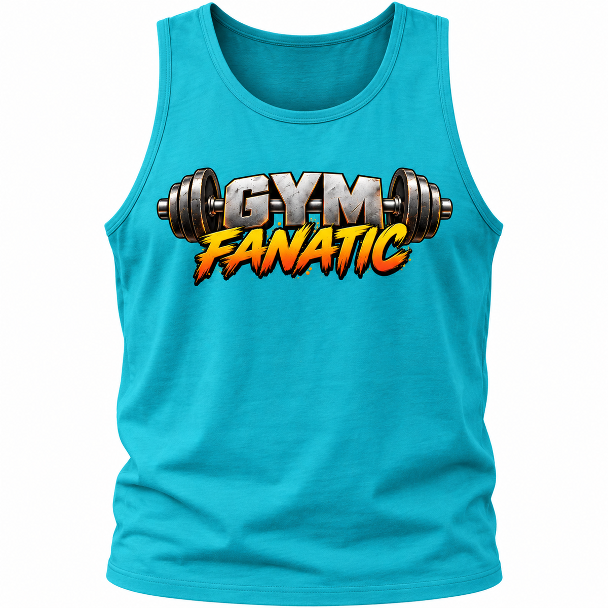 Gym Fanatic Men’s Muscle Tank – 100% Combed Ring-Spun Cotton Workout Tank Top 4 colors