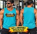 SatsandStripes.com Gym Fanatic Men’s Muscle Tank – 100% Combed Ring-Spun Cotton Workout Tank Top 4 colors