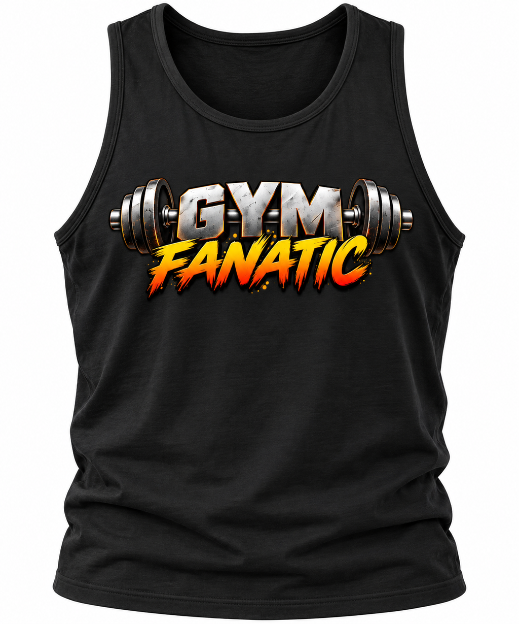 Muscle Tank – 100% Combed Ring-Spun Cotton Workout Tank Top Black