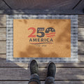 America 250 Doormat 1776-2026 Patriotic Welcome Mat USA 250th Anniversary Independence Mat 24" × 16"