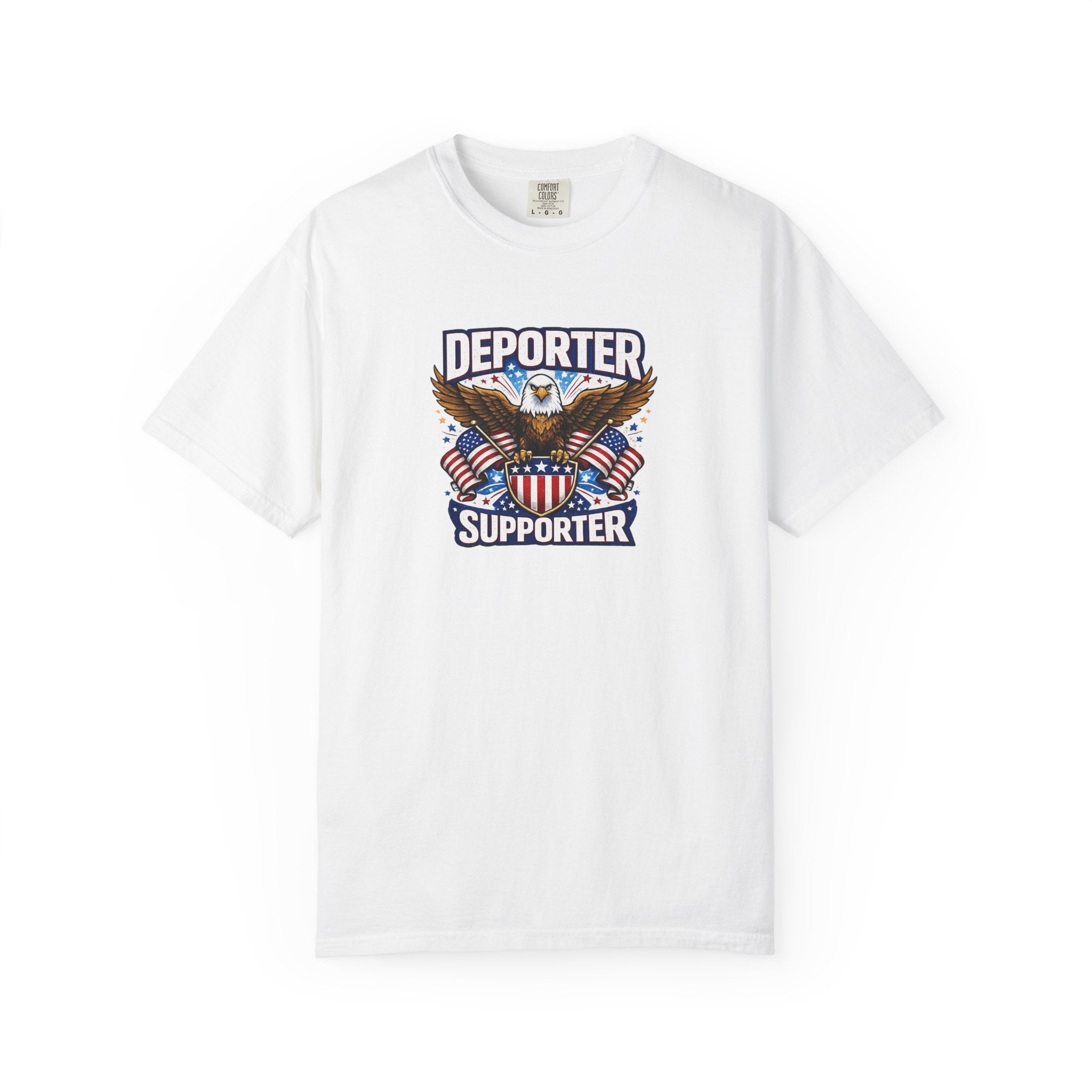 Deporter Unterstützer Patriotisches T-Shirt America First Adler T-Shirt Pro Grenze Kleidung Geschenk für Patrioten 9 Farben 100% Baumwolle
