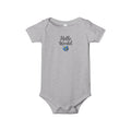 Hello World Baby Onesie Cute Baby Shower Gift Infant Outfit for Boys or Girls Baby Announcement Outfit 7 colors 100% cotton