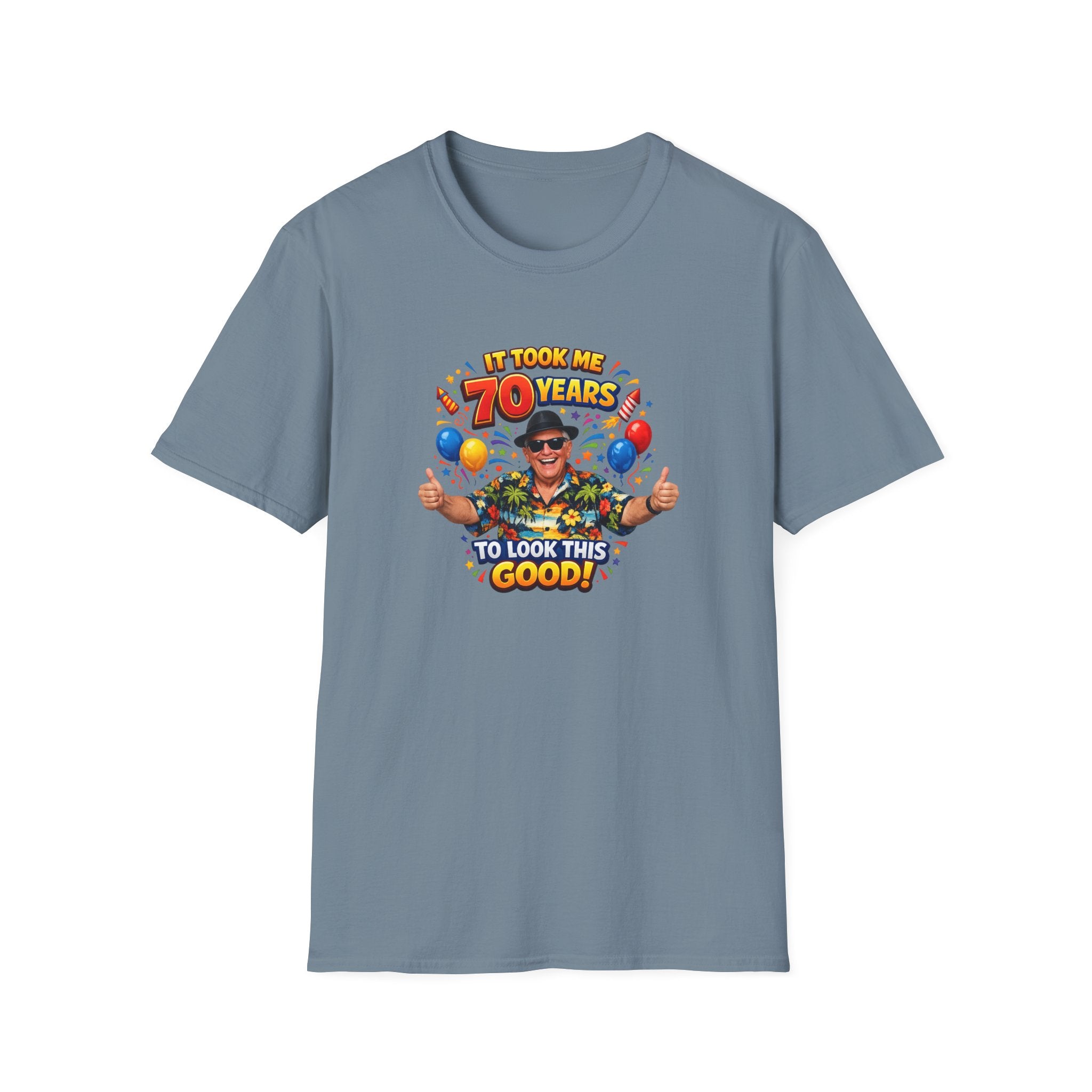 It Took Me 70 Years to Look This Good T-Shirt Funny 70th Birthday Gift Tee 6 colors 100% cotton