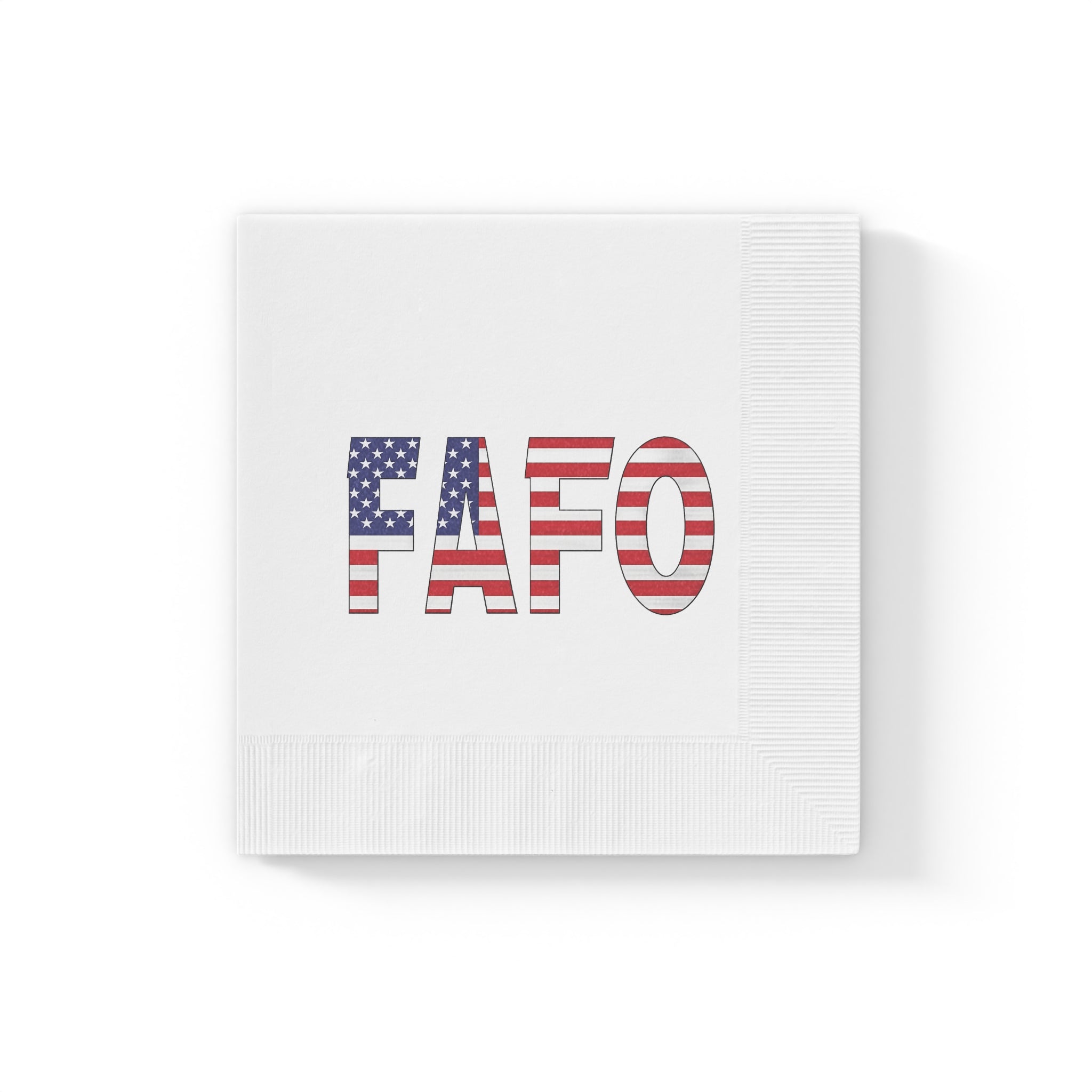FAFO Patriotic Napkins Fourth of July Decor BBQ Party Supplies Patriotic Napkins America Party Decor (50 or 100 Count) 2 sizes