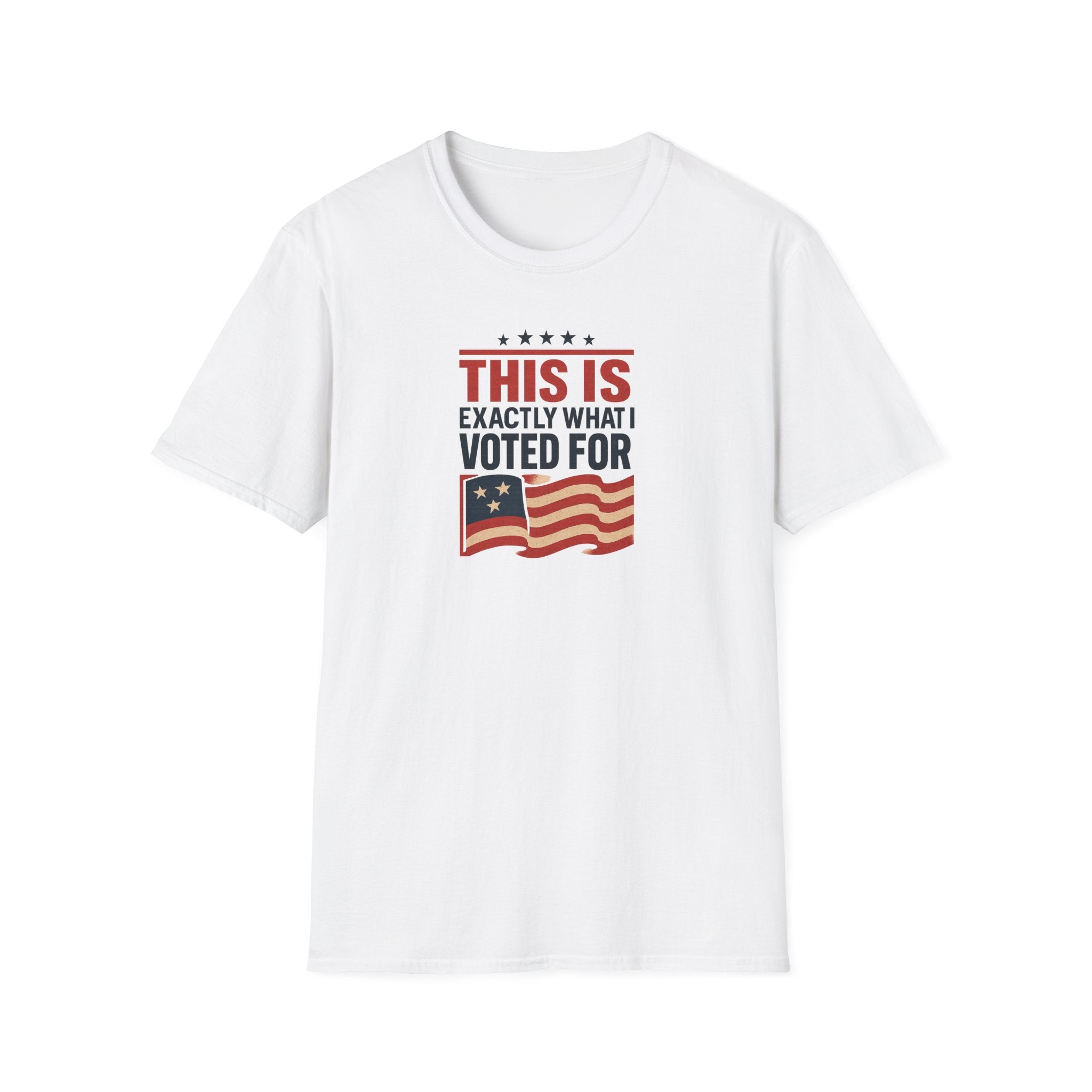 Show Your Voice Amerikanischer Stolz T-Shirt Patriotisches Grafik-T-Shirt Rot Weiß & Blau USA Flagge 4 Farben 100% Baumwolle