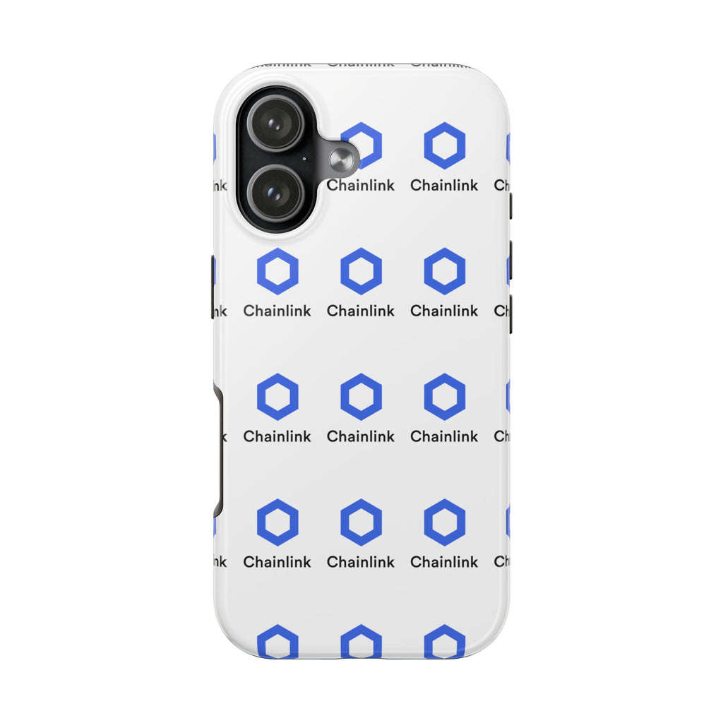 Chainlink Tough Phone Case LINK Crypto Phone Case iPhone and Samsung Case Glossy Protective Cover Chainlink Logo Case