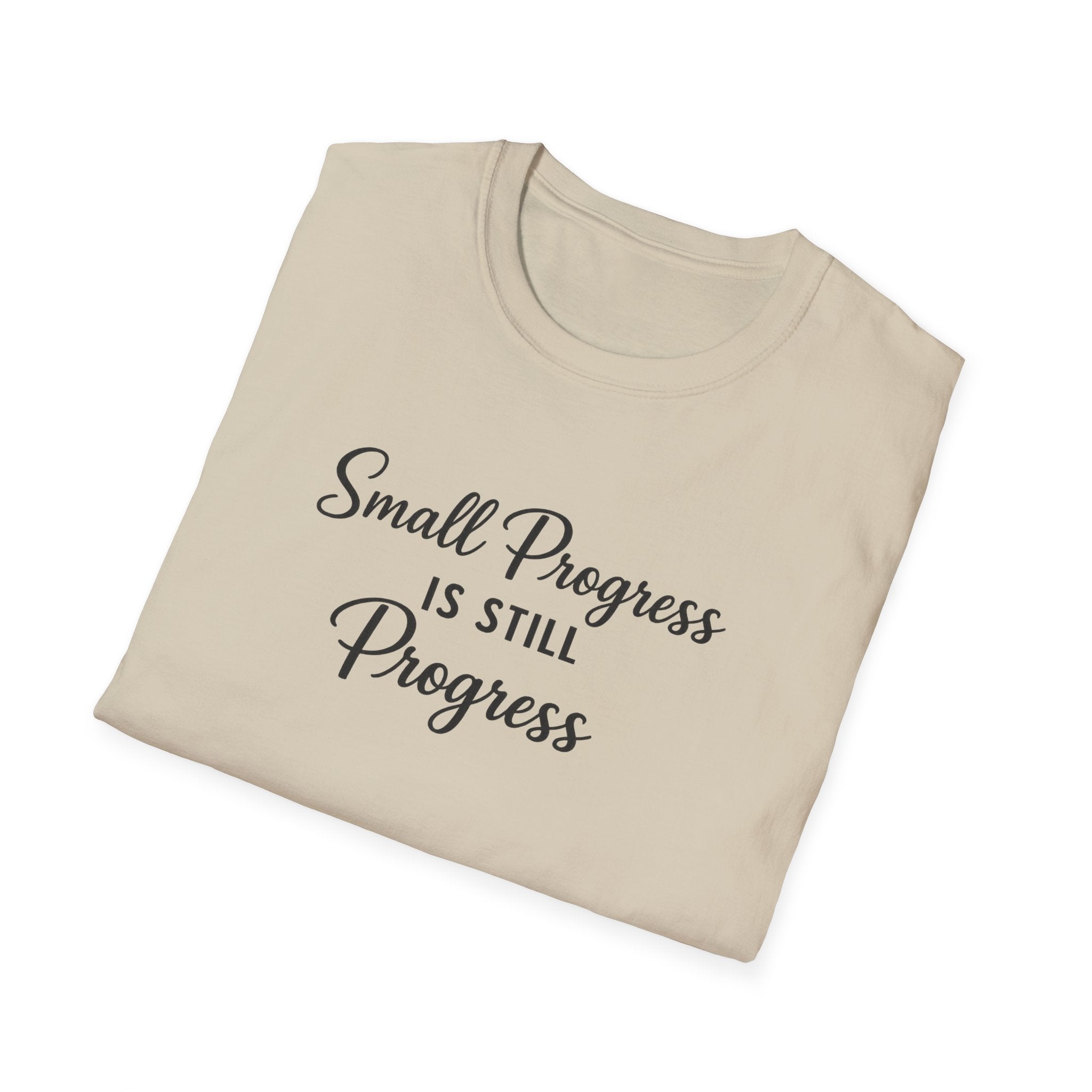 Small Progress Is Still Progress Shirt Minimalist Inspirational Tee Everyday Encouragement Gift 7 colors 100% cotton
