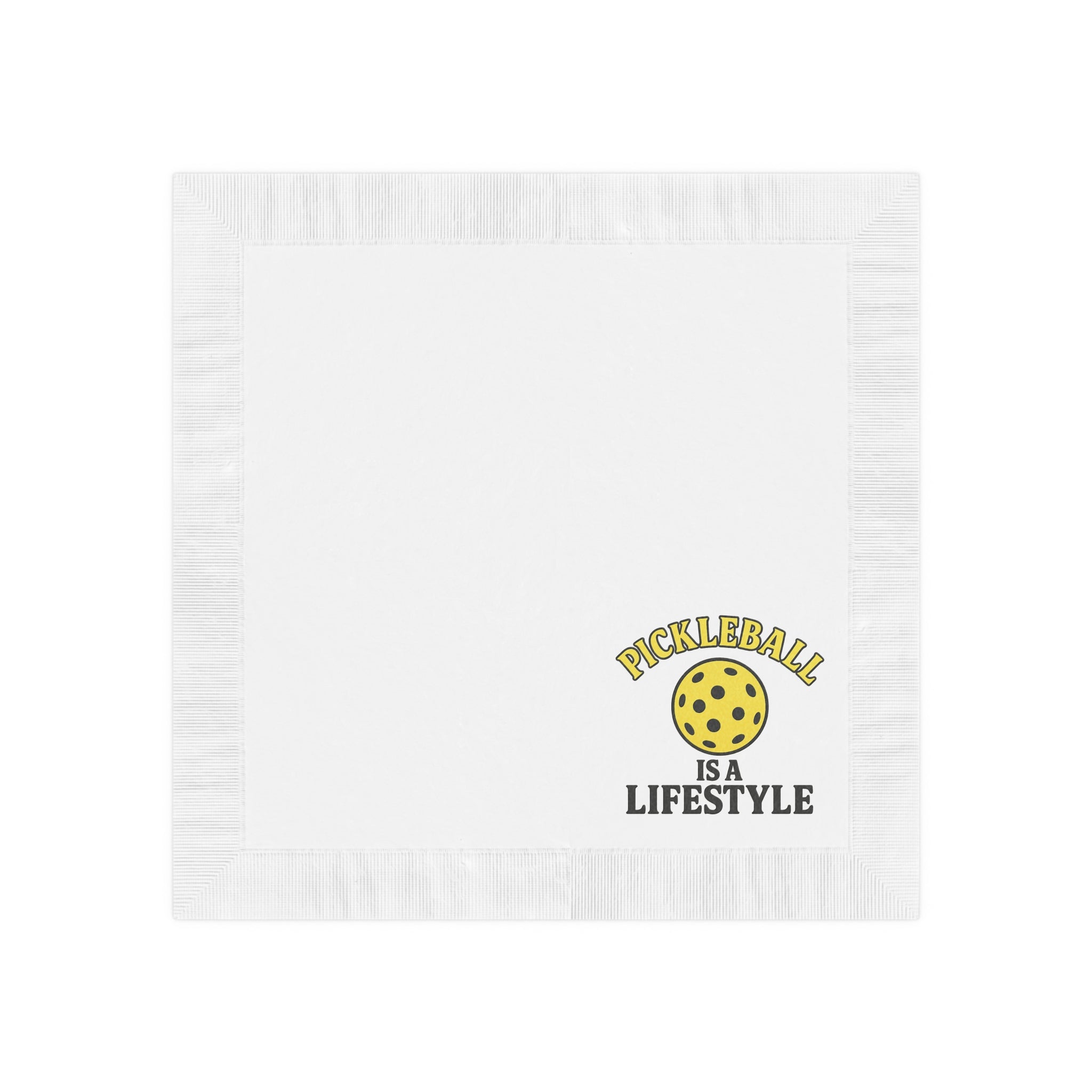 Pickleball Is a Lifestyle Napkins Pickleball Party Napkins Pickleball Decor Pickleball Birthday Party 50 or 100 Count 2 sizes