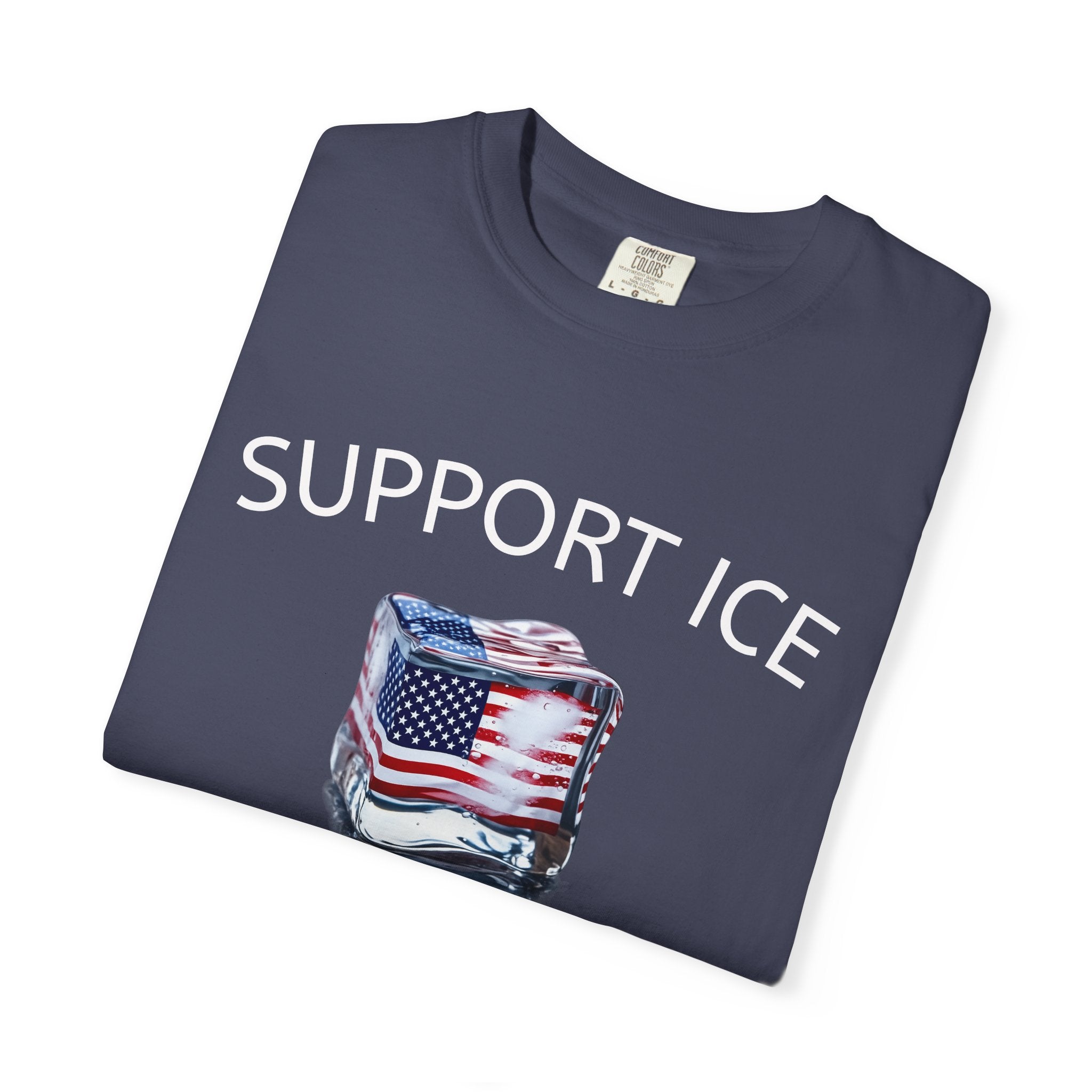 Support ICE Shirt Patriotic Law Enforcement Tee Pro Police Apparel Freedom Support Shirt USA Pride Tee 9 colors 100% cotton