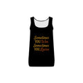 Sometimes You Win Sometimes You Learn Women's Inspirational Rib Tank Top Motivational Quote Shirt 2 colors 100% cotton