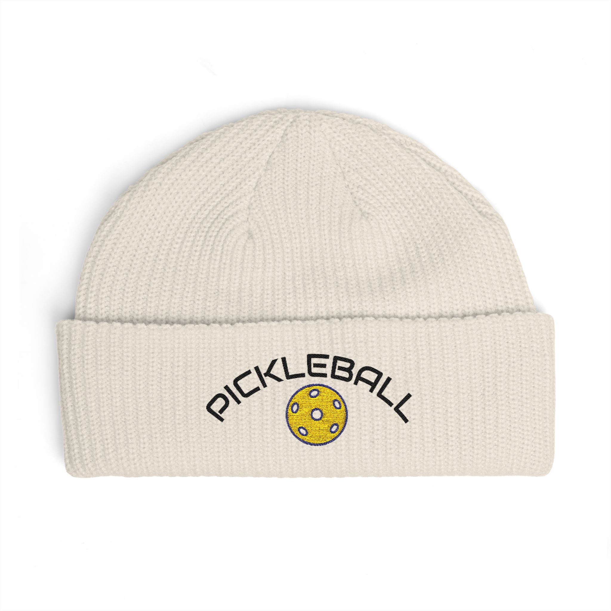 Pickleball Logo Cuff Beanie Warm Pickleball Hat 5 colors