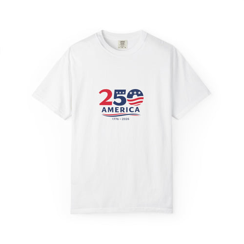 Amerika 250 T-Shirt 1776-2026 Patriotisches Hemd USA 250. Jubiläum T-Shirt Amerika Hemd Vierter Juli 2026 4 Farben 100% Baumwolle
