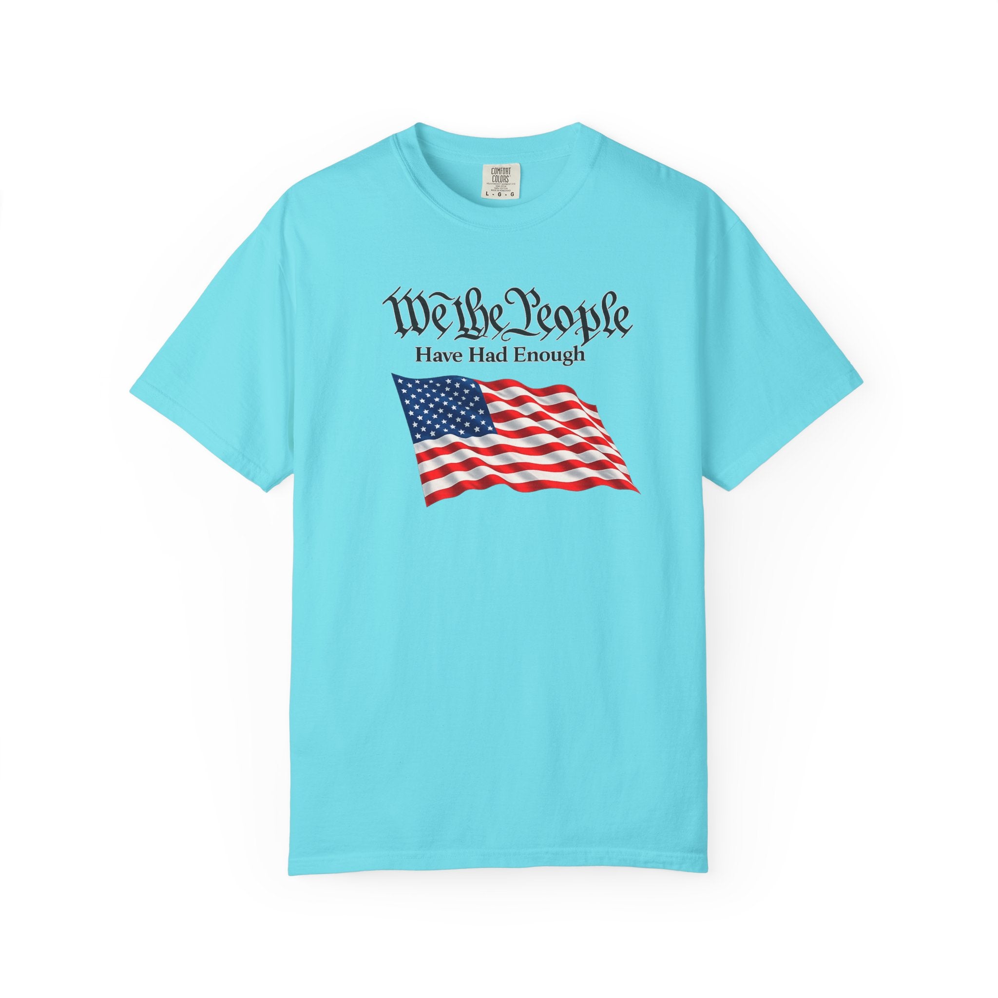 We The People Patriotic T-Shirt American Flag Shirt Freedom Quote Tee USA Patriot Shirt 4th of July Gift 7 colors 100% cotton