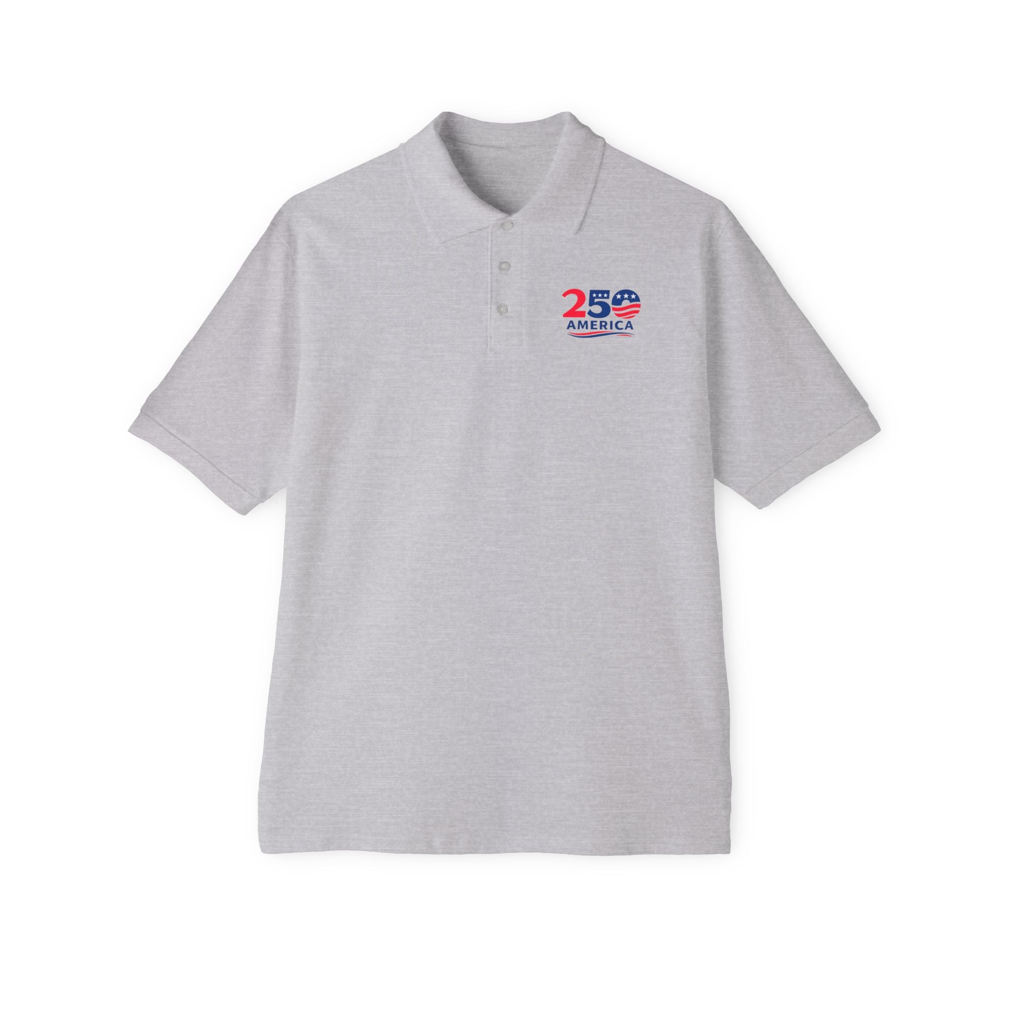 America 250 Polo Shirt Patriotic USA 1776-2026 Celebration Shirt Independence Anniversary Gift for Men 2 colors 100% cotton