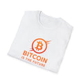 SatsandStripes.com Bitcoin Is The Future T-Shirt White Folded