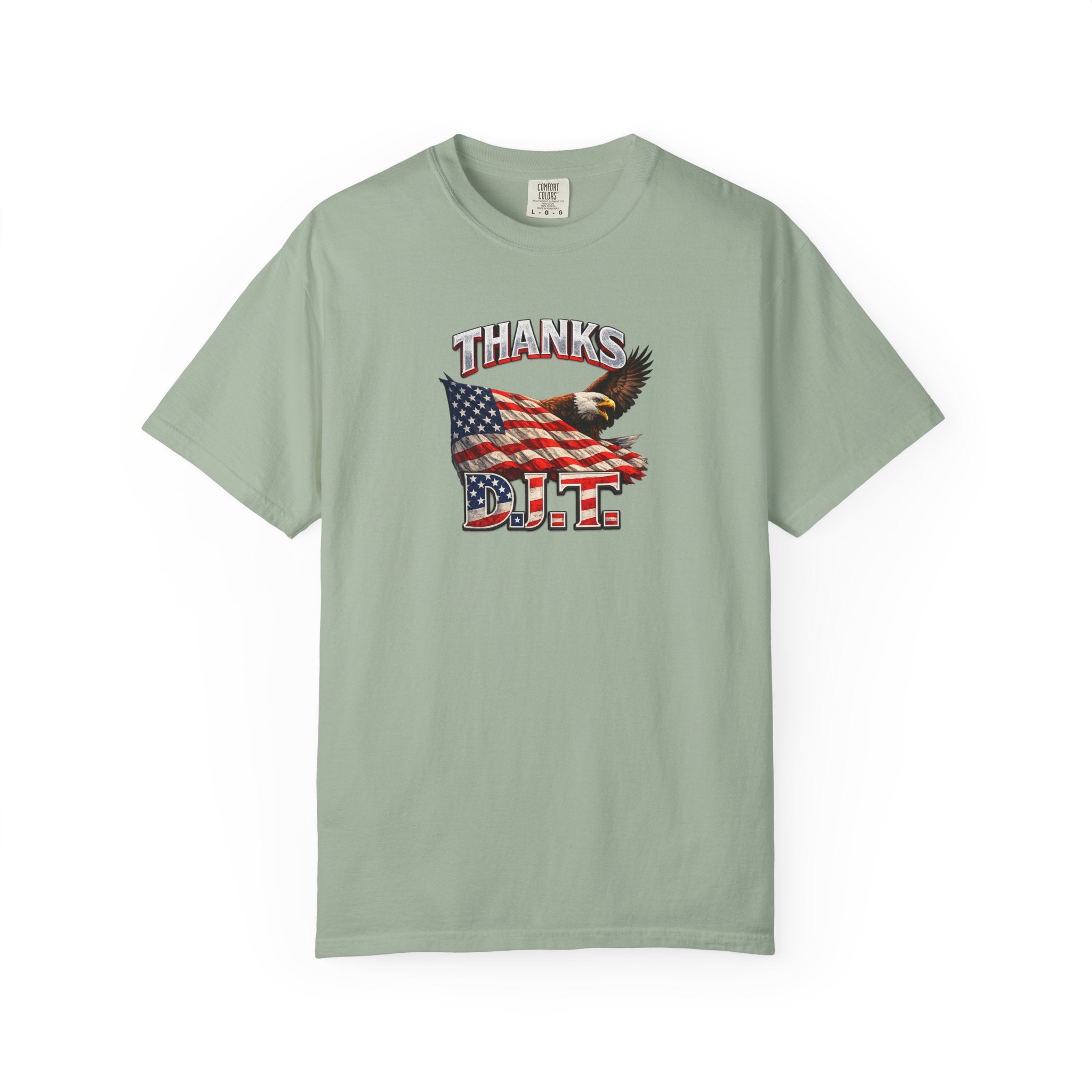 Thanks D.J.T. Tee USA Pride Graphic TShirt Freedom Lover Gift Patriotic Apparel 7 colors 100% cotton