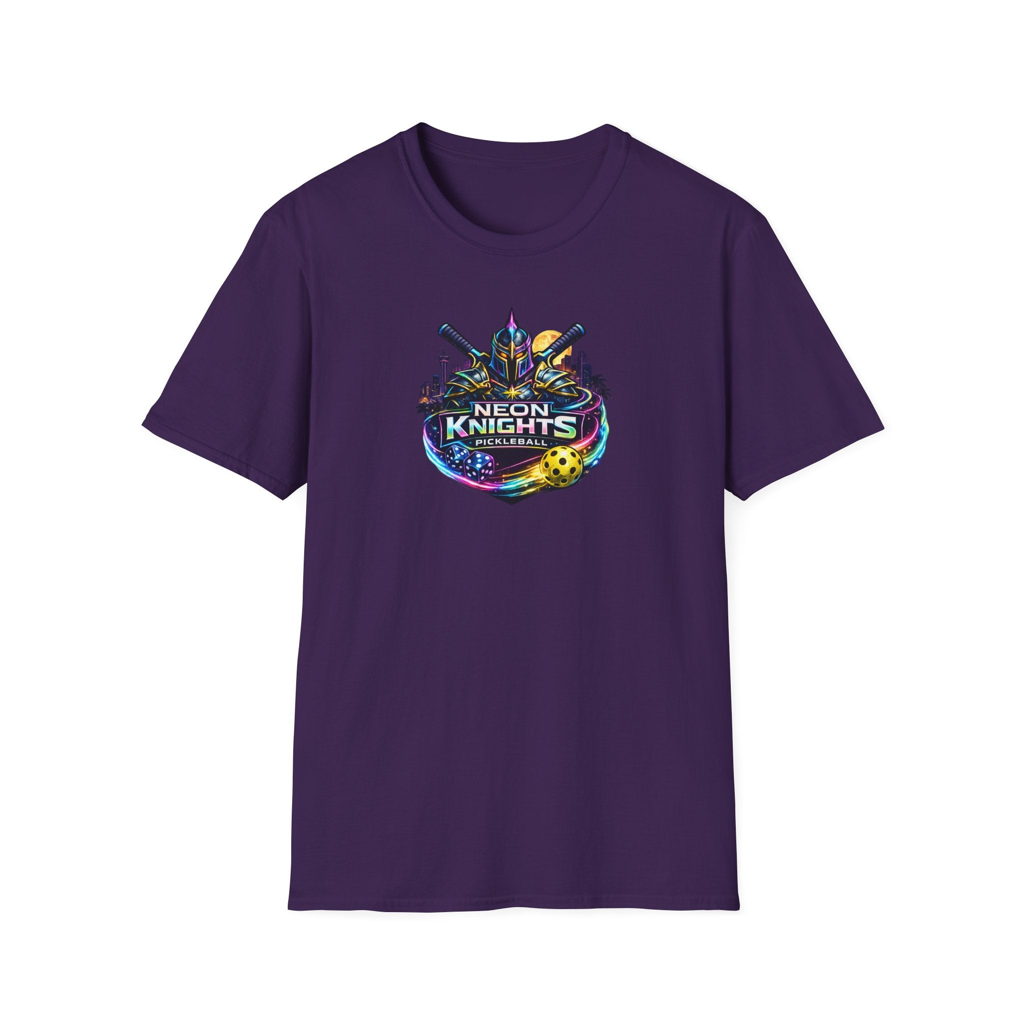 Neon Knights Pickleball Shirt | Vegas Inspired Pickleball T-Shirt | Gift for Pickleball Player | 9 colors - 100% cotton