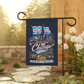 SatsandStripes.com Chicago Pride Garden Flag 12×18 | Big City Heart • Midwest Soul