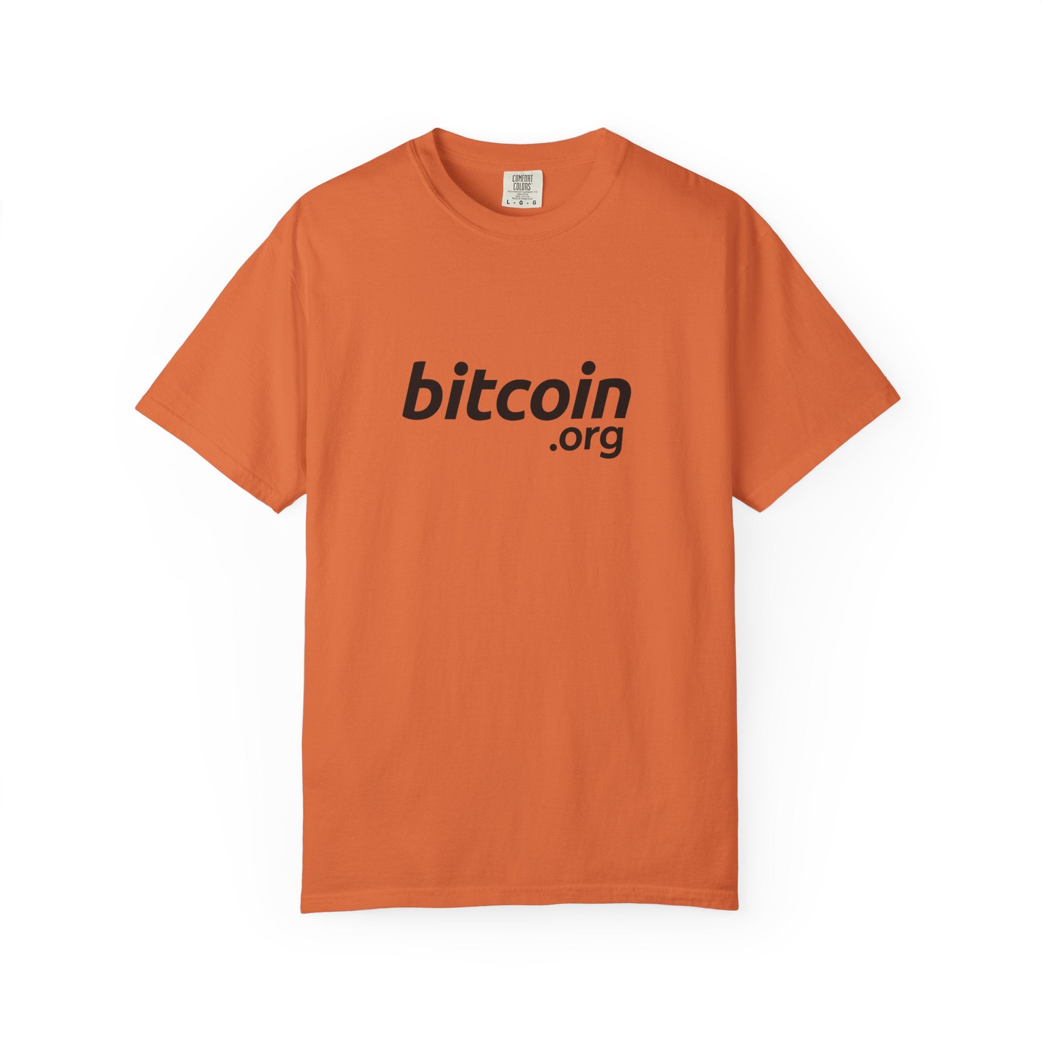 Bitcoin.org Classic T-Shirt Minimalistisches Krypto-Design für echte Überzeugte 2 Farben 100 % Baumwolle