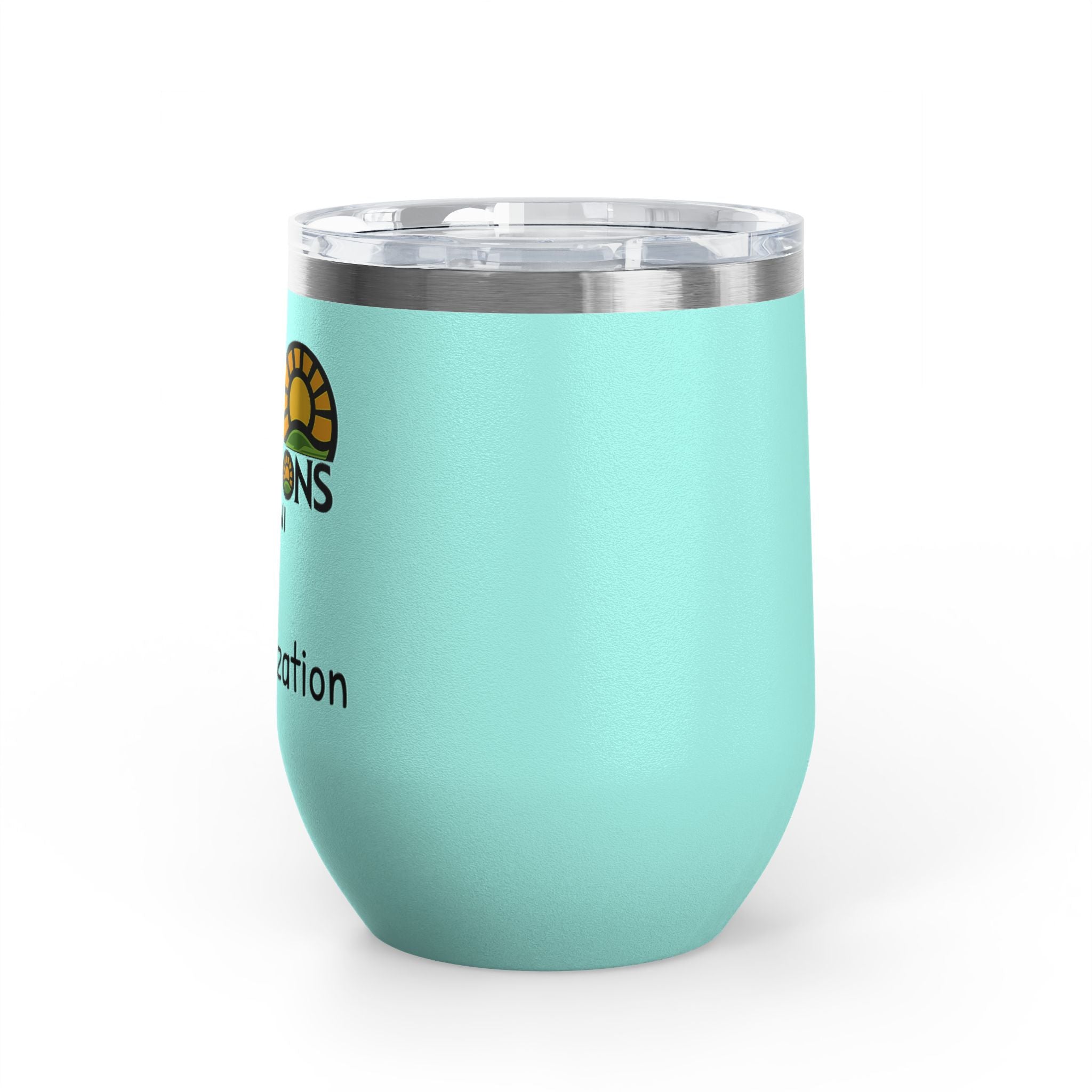 MTI Vacations Personalized Wine Tumbler Travel Mug for Wine Lovers Alumni Keepsake Drinking Companion for Celebrations 12 oz