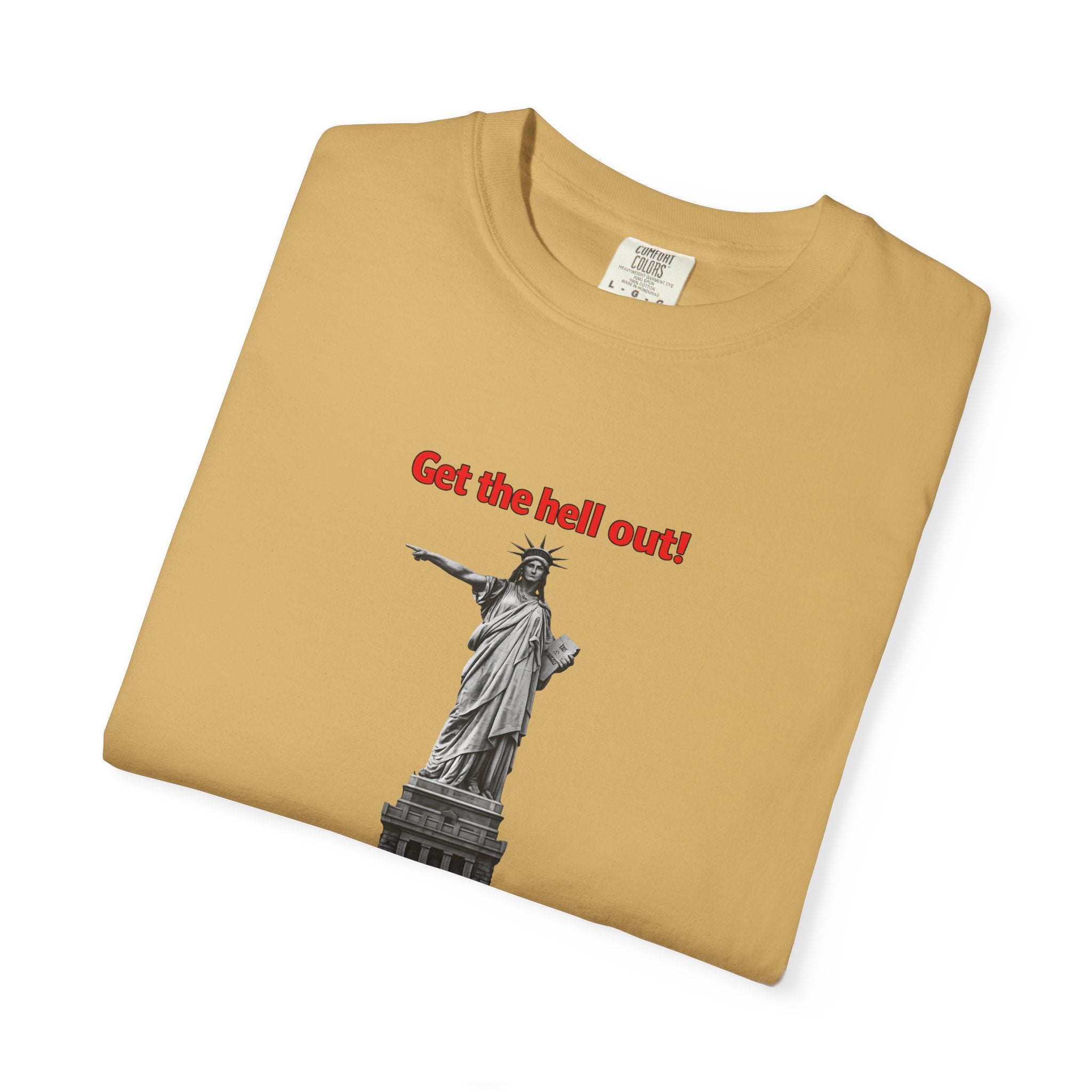 Raus zum Teufel T-Shirt Illegale Einwanderer T-Shirt Patriotisches Politisches Statement Shirt Meinungsfreiheit Shirt 8 Farben 100% Baumwolle