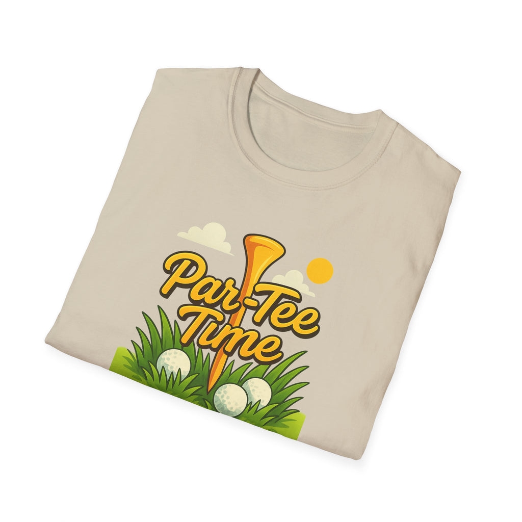 Funny Golf T-Shirt Par-Tee Time Golfing Shirt Golf Gift for Dad 7 colors 100% cotton