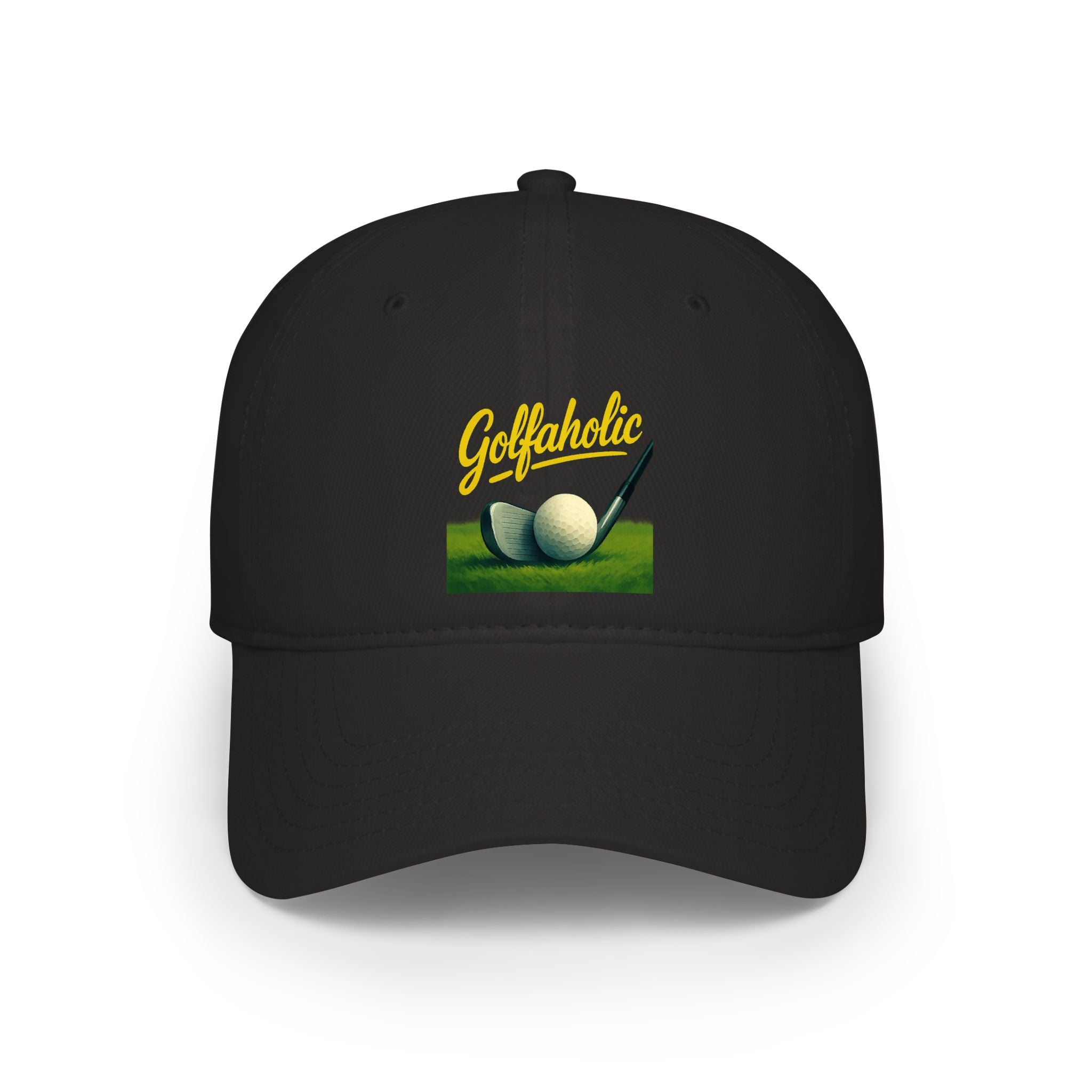 Golfaholic Hat Funny Golf Lover Dad Cap Golf Gift for Men Adjustable Beige Golf Cap Golfer Birthday Gift 4 colors
