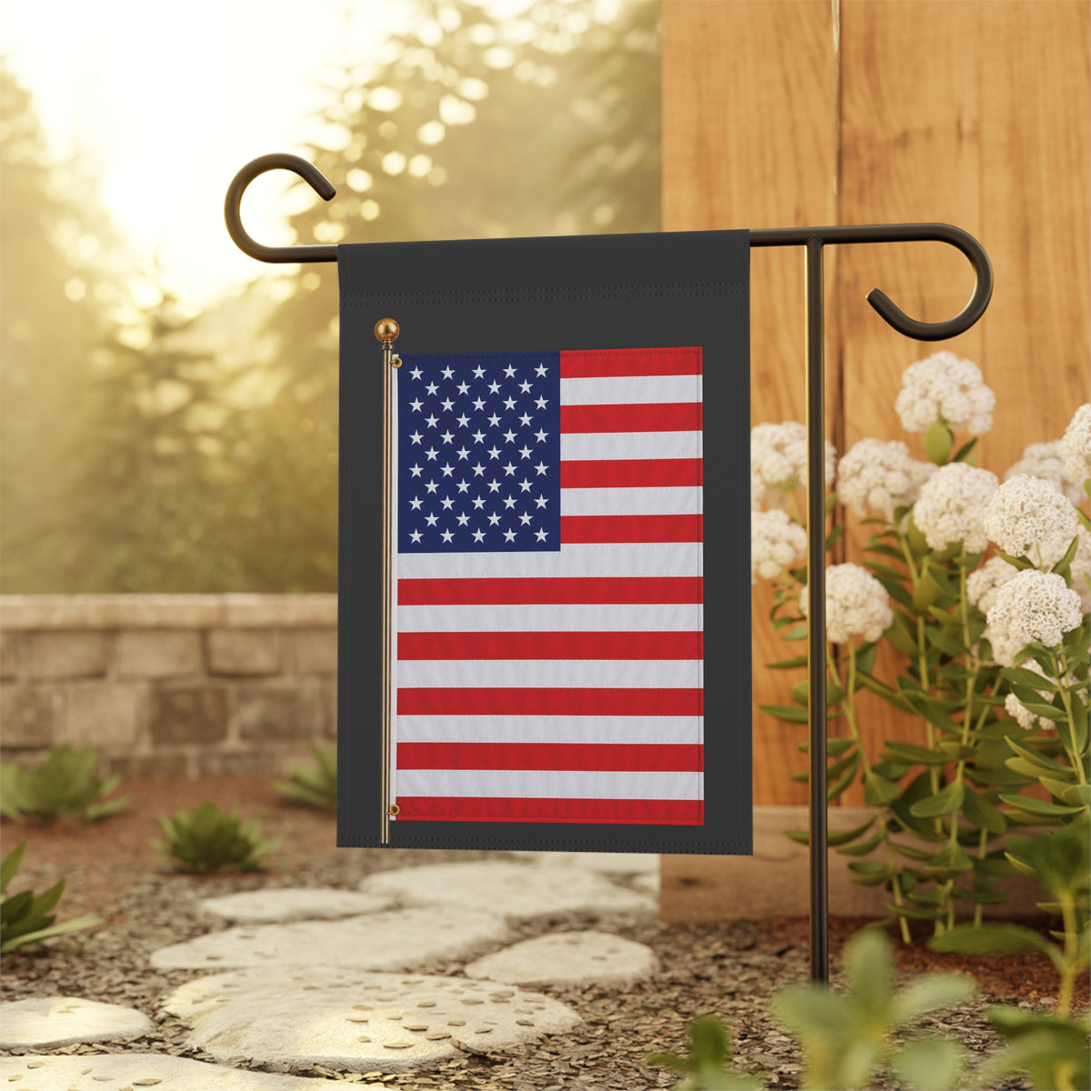 SatsandStripes.com Stars & Stripes Forever 12" x 18" American Flag Garden Flag – Patriotic Red, White & Blue Outdoor Yard Décor