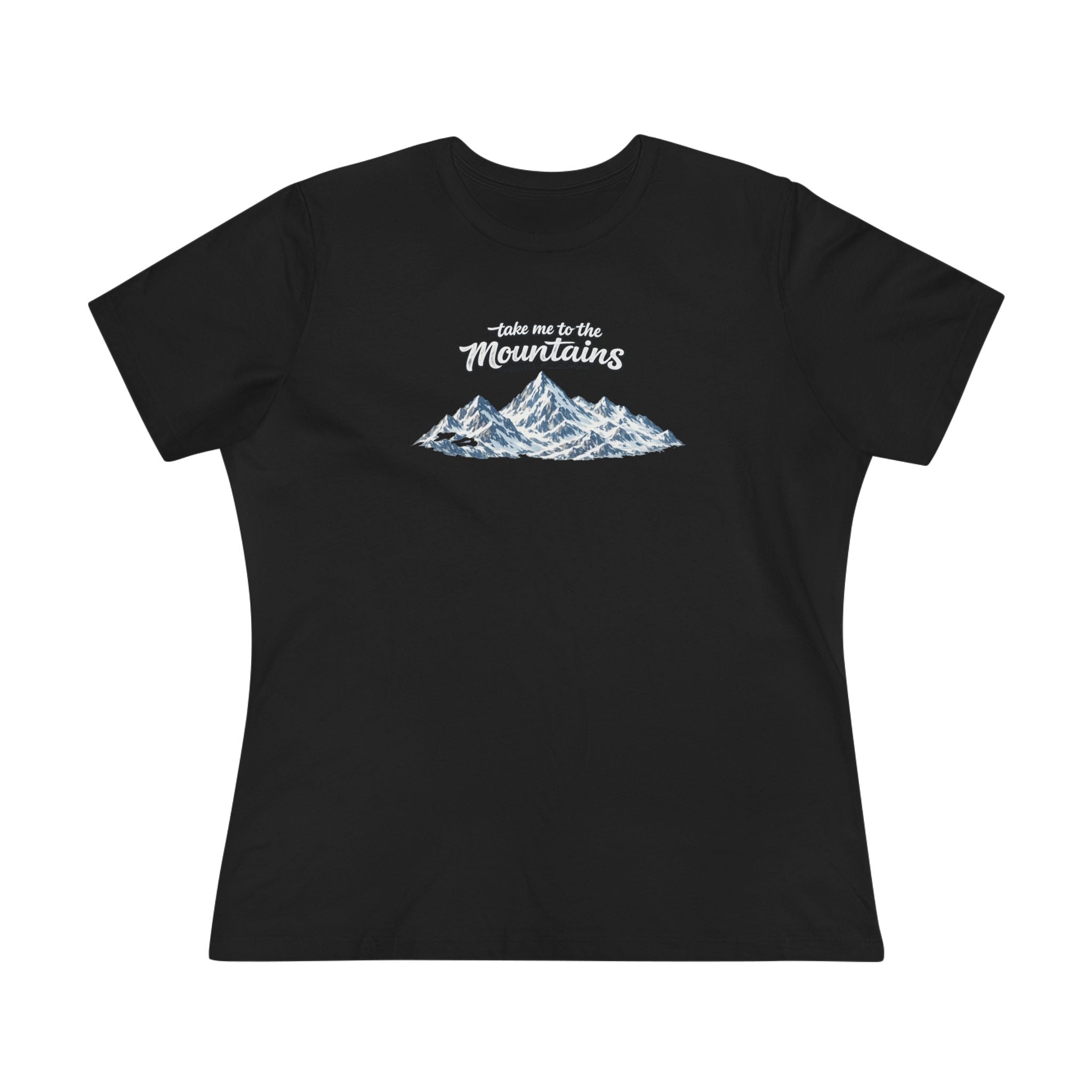 Women's Take Me to the Mountains T-Shirt Mountain Lover Tee Hiking Shirt for Women Outdoor Nature Lover Gift 4 colors 100% cotton