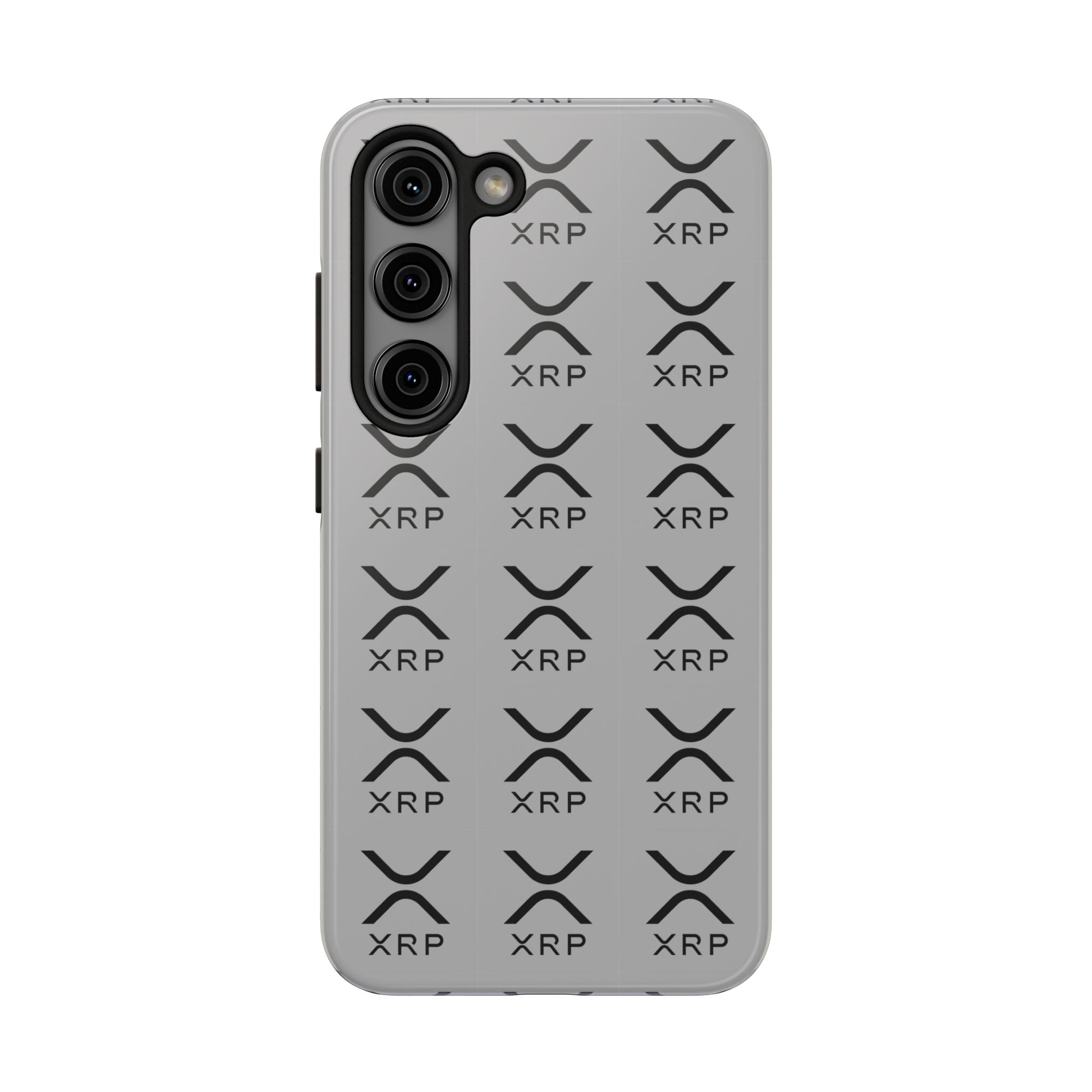 XRP Tough Phone Case Crypto iPhone Samsung Case Glossy Protective Phone Cover Modern Ripple Pattern Case