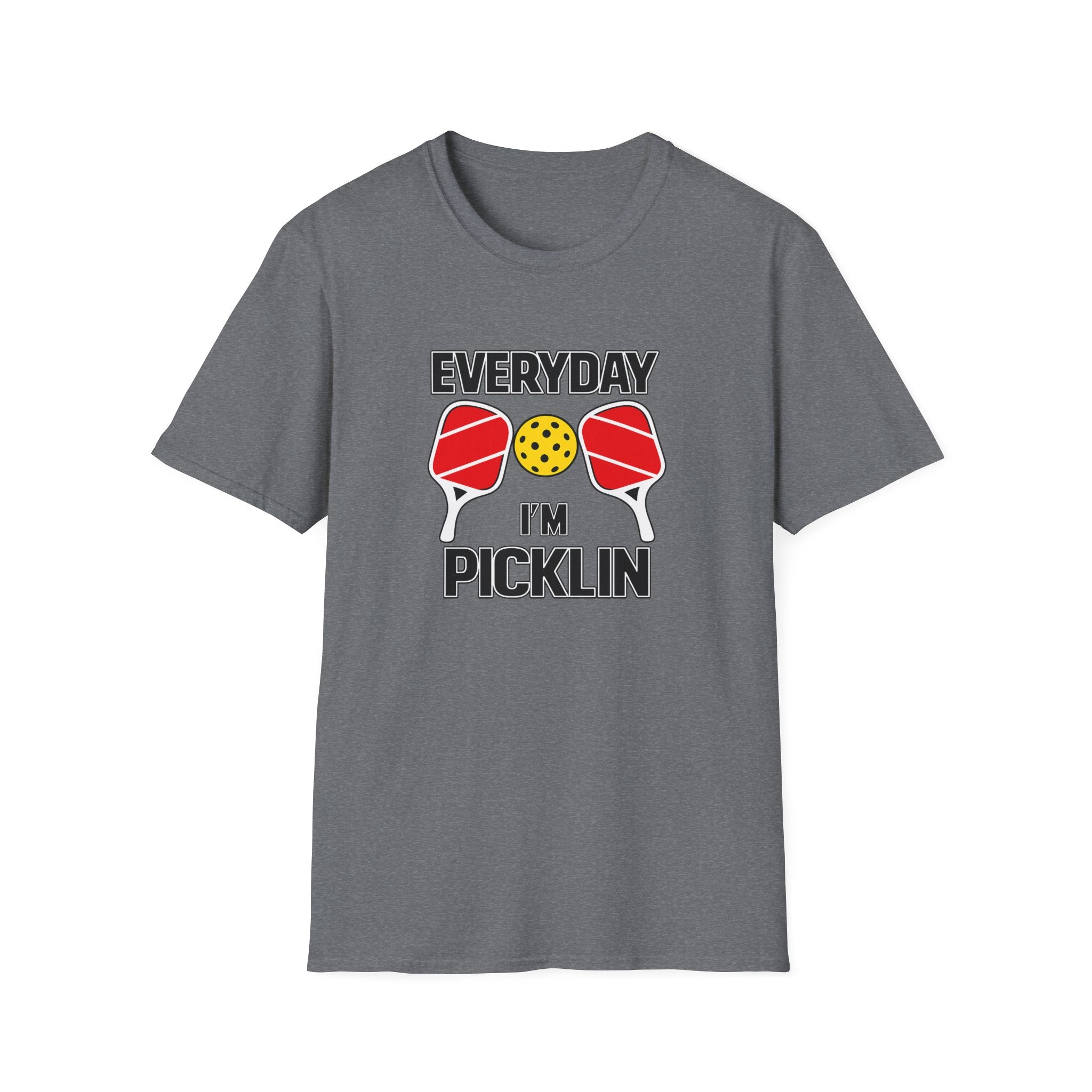 Everyday I'm Picklin T-Shirt für Spieler und Court-Legenden Pickleball Geschenk Court Life T-Shirt 5 Farben 100% Baumwolle