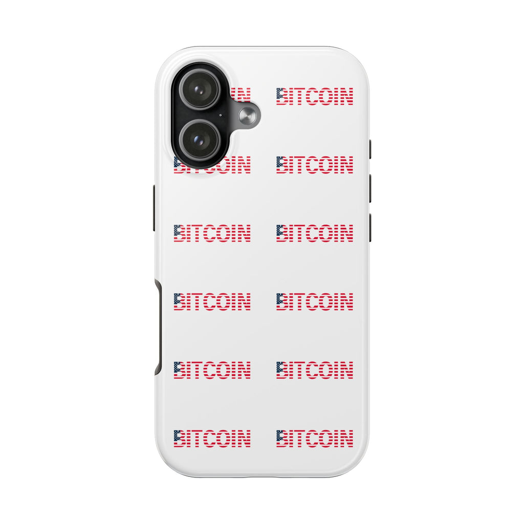 Bitcoin Tough Phone Case Crypto Phone Case iPhone and Samsung Case Glossy Protective Cover Bitcoin Logo Case