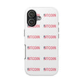 Bitcoin Tough Phone Case Crypto Phone Case iPhone and Samsung Case Glossy Protective Cover Bitcoin Logo Case