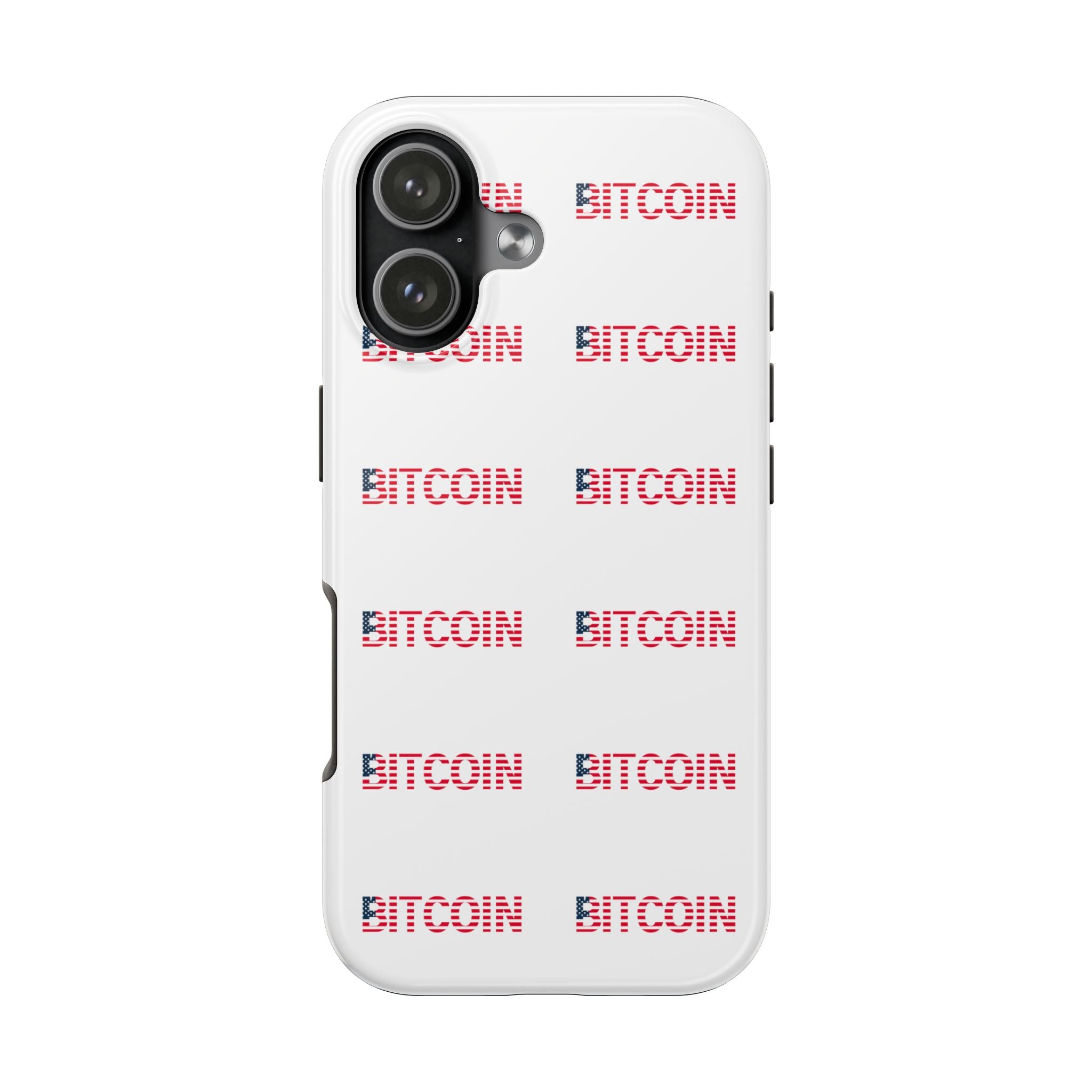 Bitcoin Tough Phone Case Crypto Phone Case iPhone and Samsung Case Glossy Protective Cover Bitcoin Logo Case