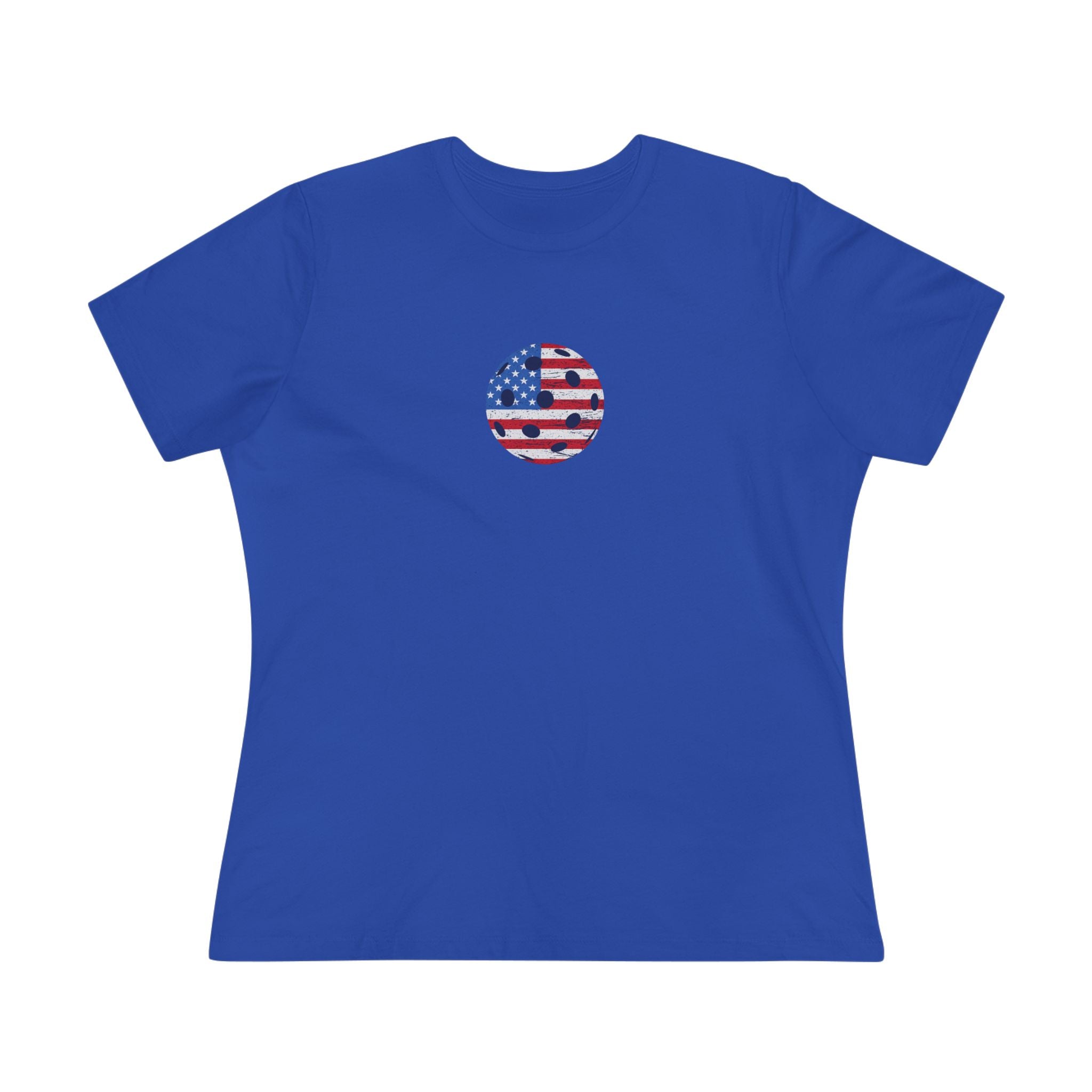 Women's Pickleball Tee Patriotic Pickleball Shirt Pickleball Lover Gift Court Sport Women Shirt 5 colors 100% cotton