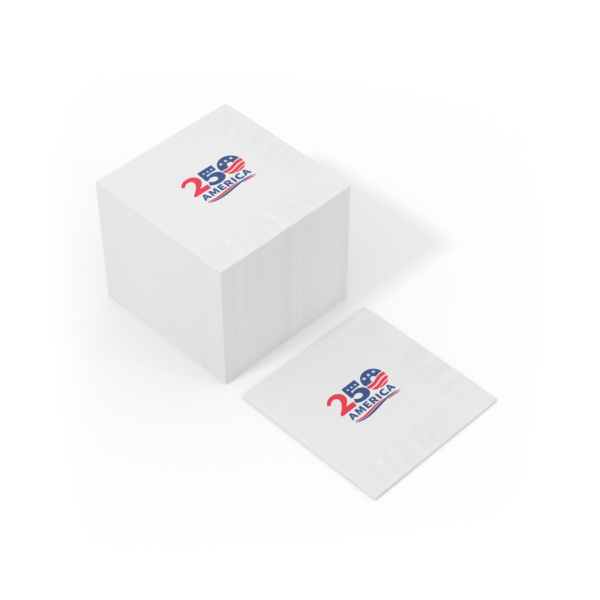 America 250 Napkins Patriotic Party Napkins USA Anniversary Napkins July 4th Party Decor Cookout Napkins (50 or 100 Count) 2 sizes
