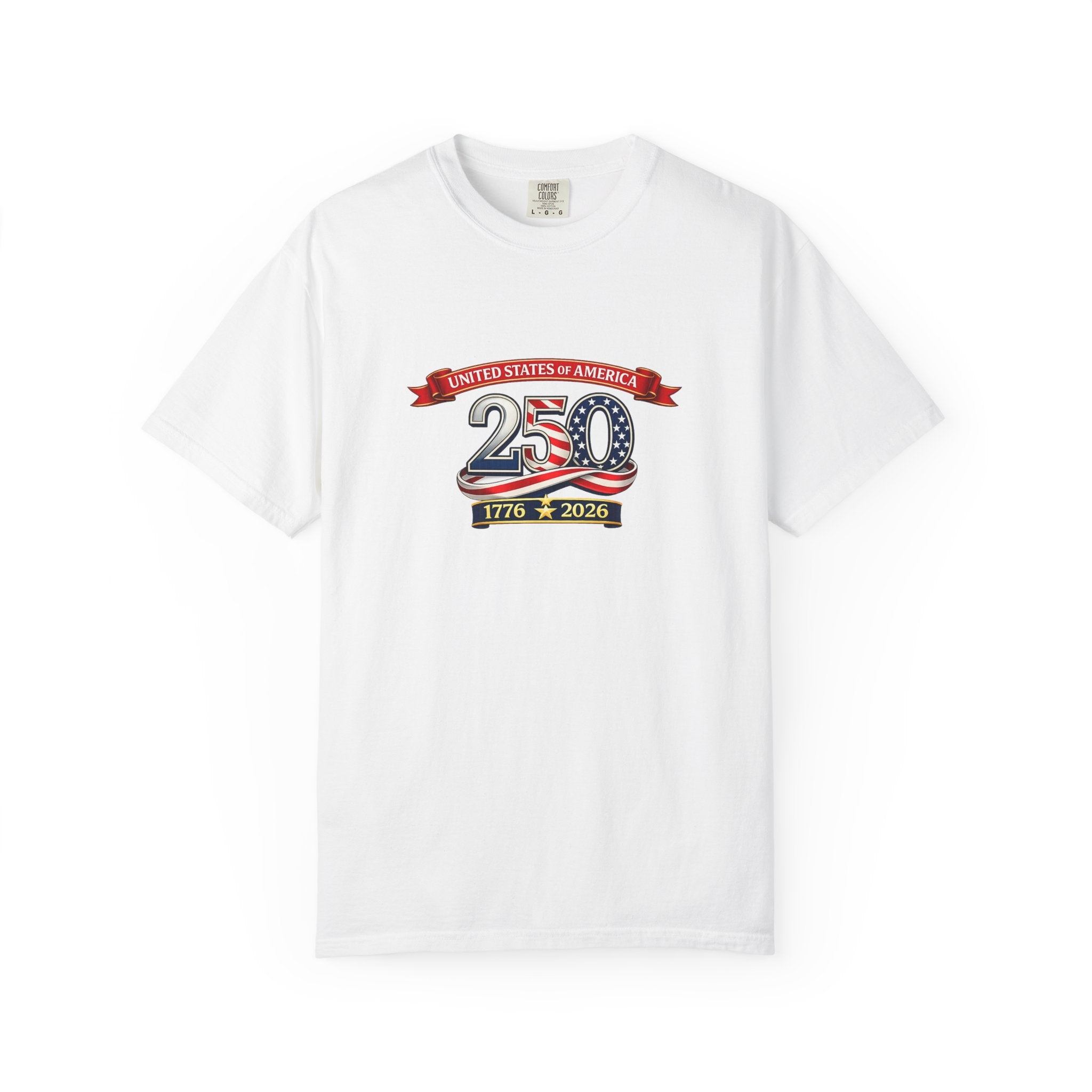 USA 250. Jubiläum Shirt 1776-2026 Patriotisches T-Shirt Amerika Geburtstag T-Shirt 4. Juli Patriotisches Geschenk 3 Farben 100% Baumwolle