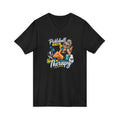 SatsandStripes.com Pickleball Is My Therapy Women’s V-Neck T-Shirt – Funny Pickleball Graphic Tee Black
