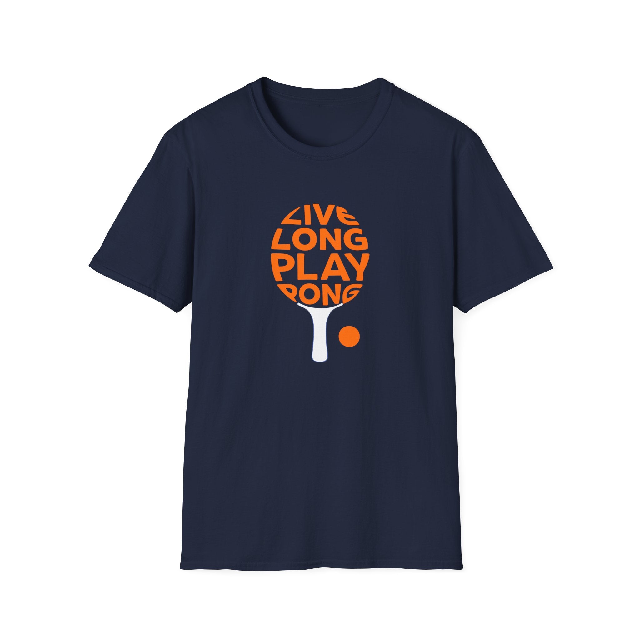 Live Long Play Pong T-Shirt Ping Pong Graphic Tee Funny Table Tennis TShirt 5 colors 100% cotton