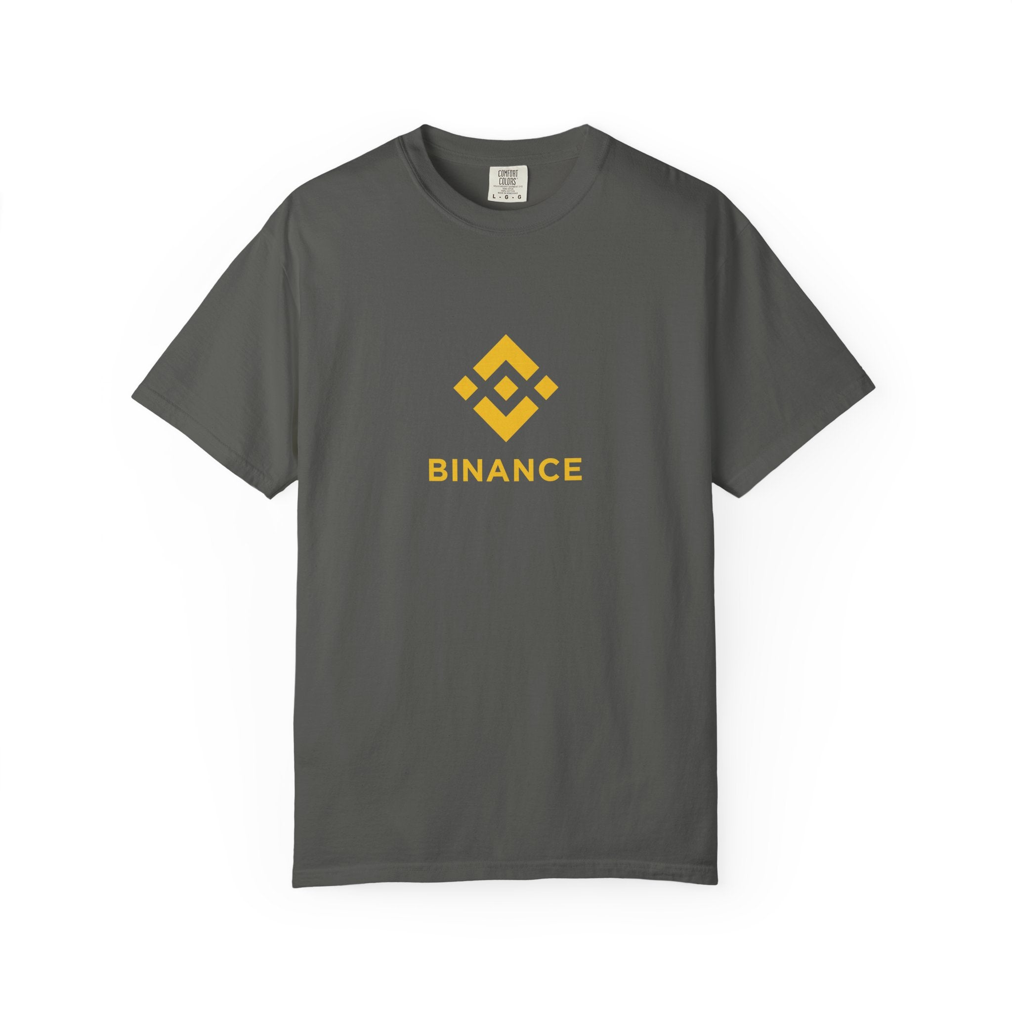 Binance (BNB) Crypto T-Shirt Bitcoin & Blockchain Style Bold Binance Logo Design 3 colors 100% Cotton
