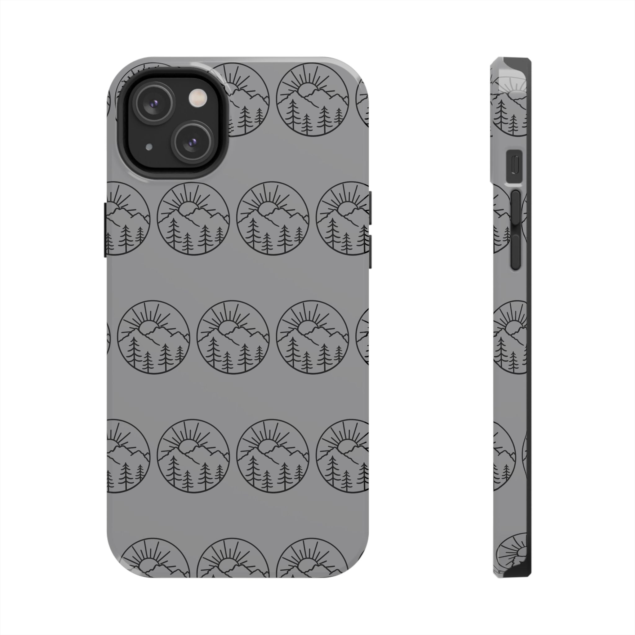 Mountain Sunset Tough Phone Case Nature iPhone Samsung Case Glossy Protective Cover Adventure Phone Case