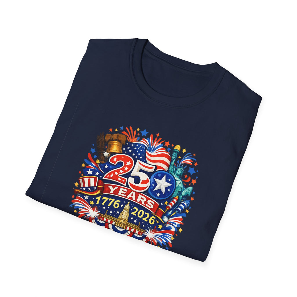 USA 250th Anniversary Shirt 1776-2026 Patriotic TShirt Fourth of July Independence Day Tee America 250 Years 8 colors 100% cotton