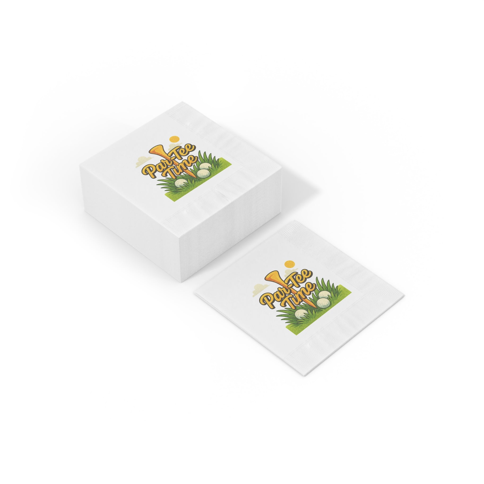 Par-Tee Time Golf Napkins Golf Party Napkins Golf Party Decor Golf Theme Tableware Golf Party Supplies (50 or 100 Count) 2 sizes