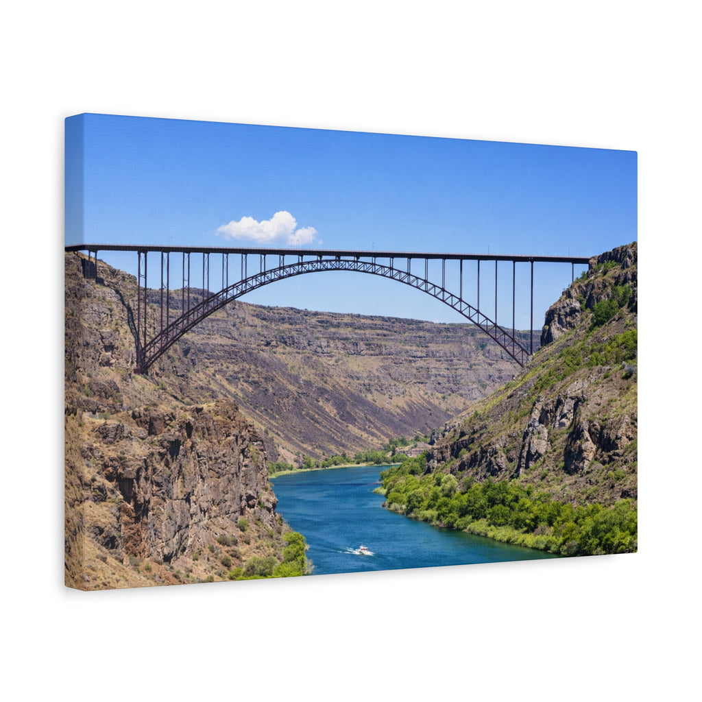 Perrine Bridge Canvas Wall Art Snake River Canyon Landscape Twin Falls Idaho Scenic Photography Stretched 1.25 6 sizes