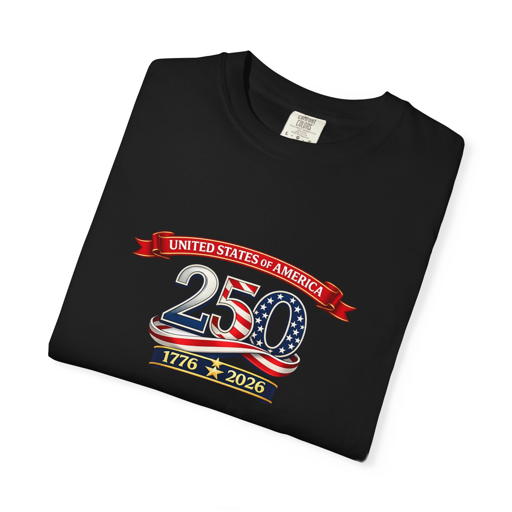 USA 250th Anniversary Shirt 1776-2026 Patriotic T-Shirt America Birthday Tee July 4th Patriotic Gift 3 colors 100% cotton