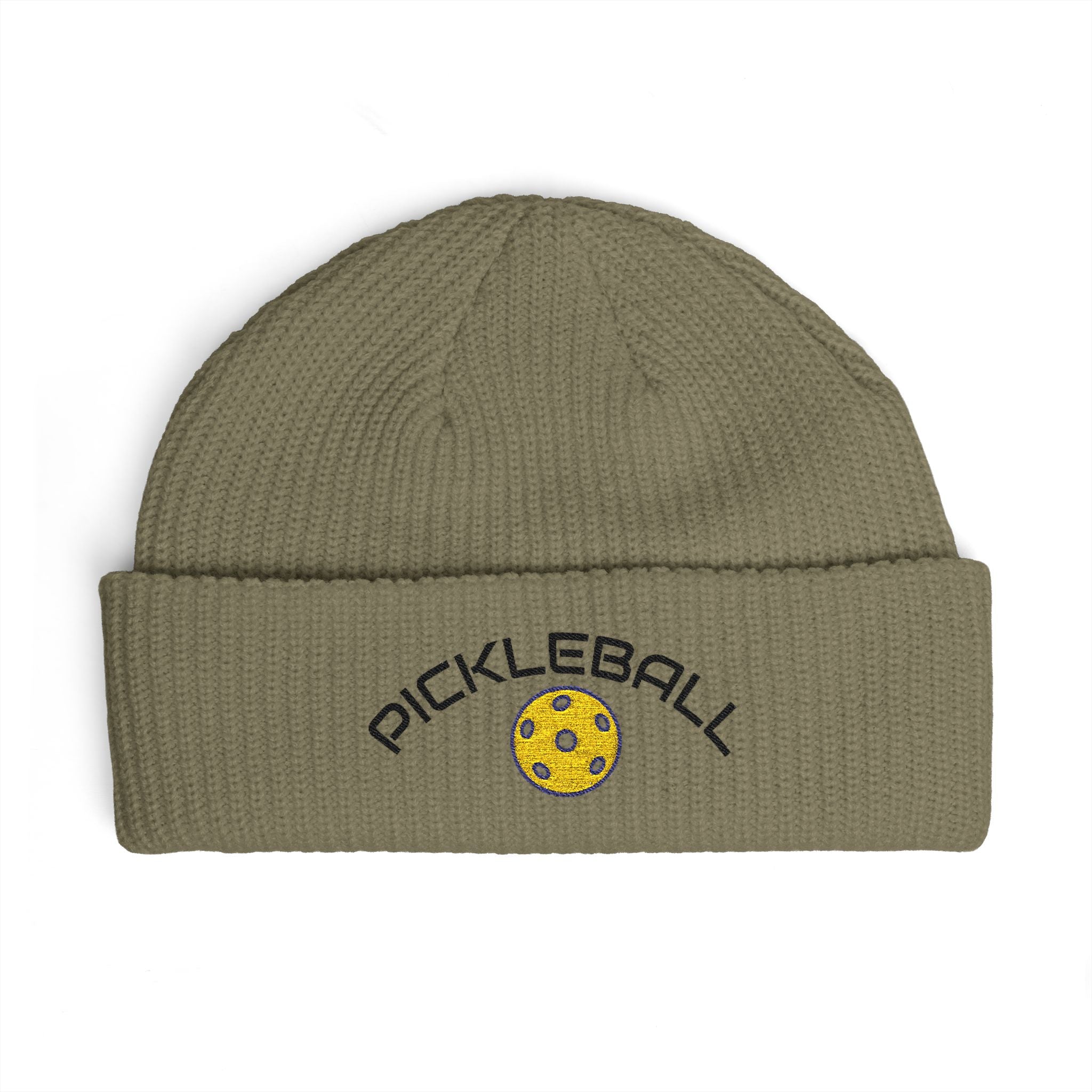 Pickleball Logo Cuff Beanie Warm Pickleball Hat 5 colors