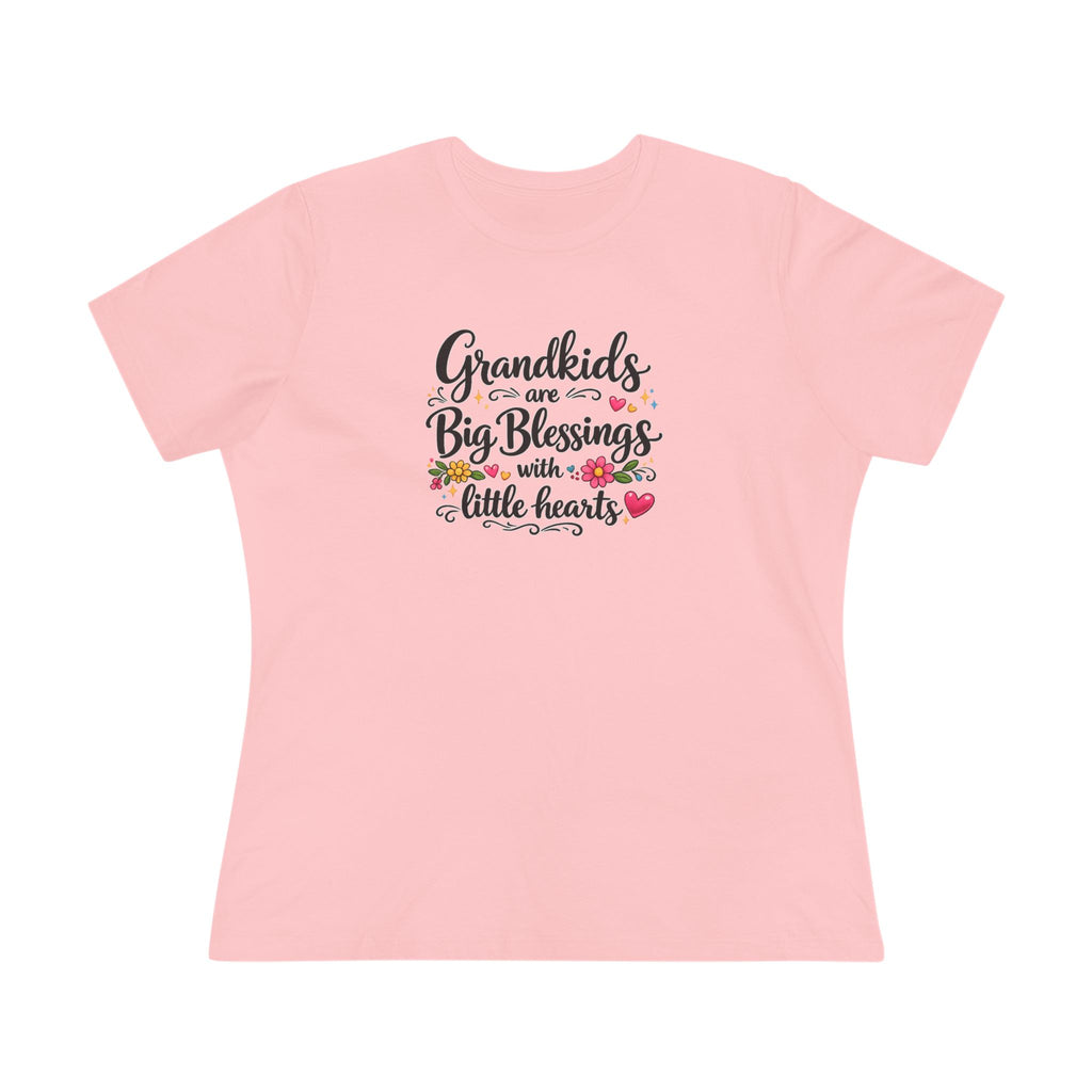 Grandkids Are Big Blessings Shirt Grandma Gift Shirt Womens Grandma Tee Nana Mimi Gift 6 colors 100% cotton